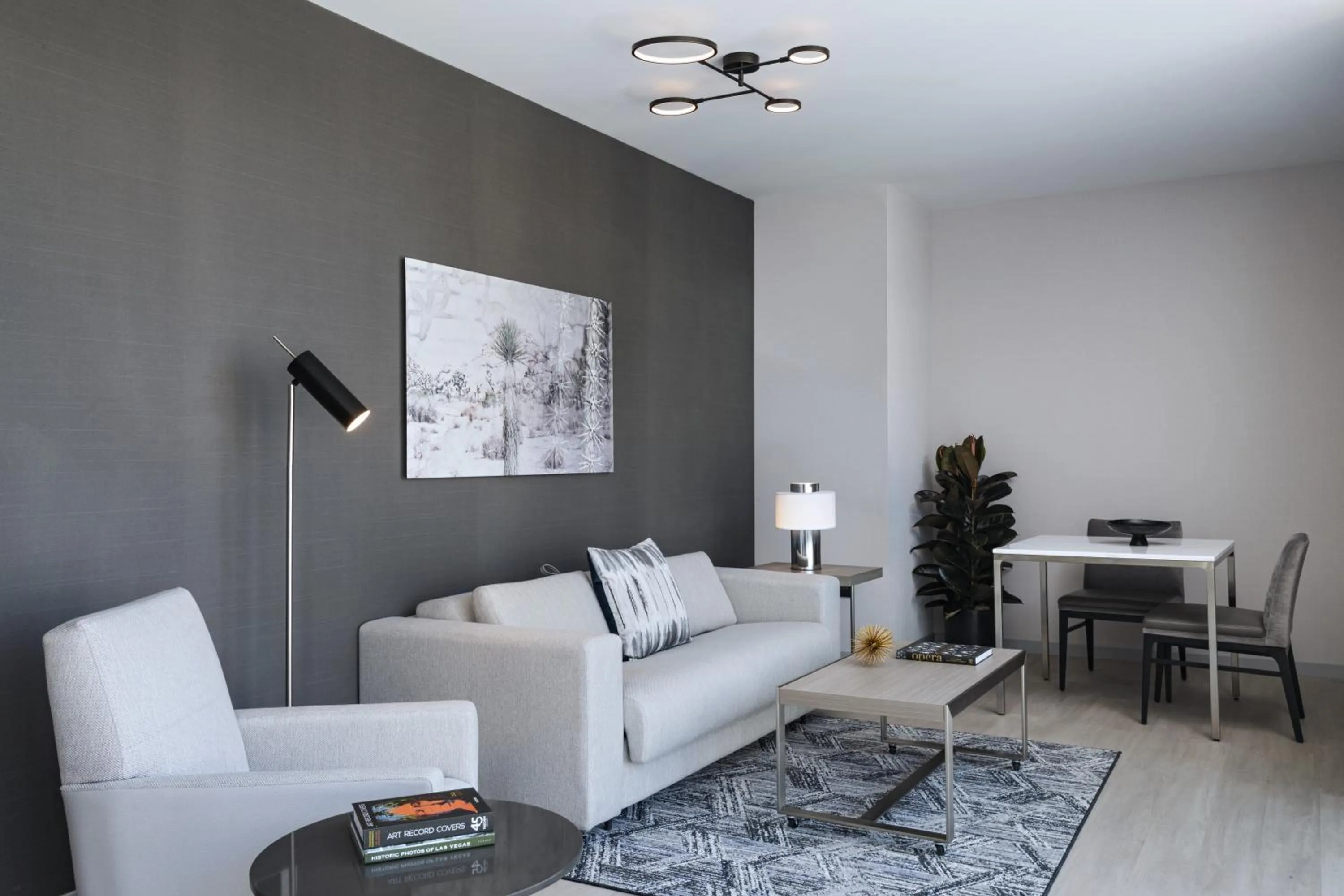 Living room in AC Hotel by Marriott Las Vegas Symphony Park