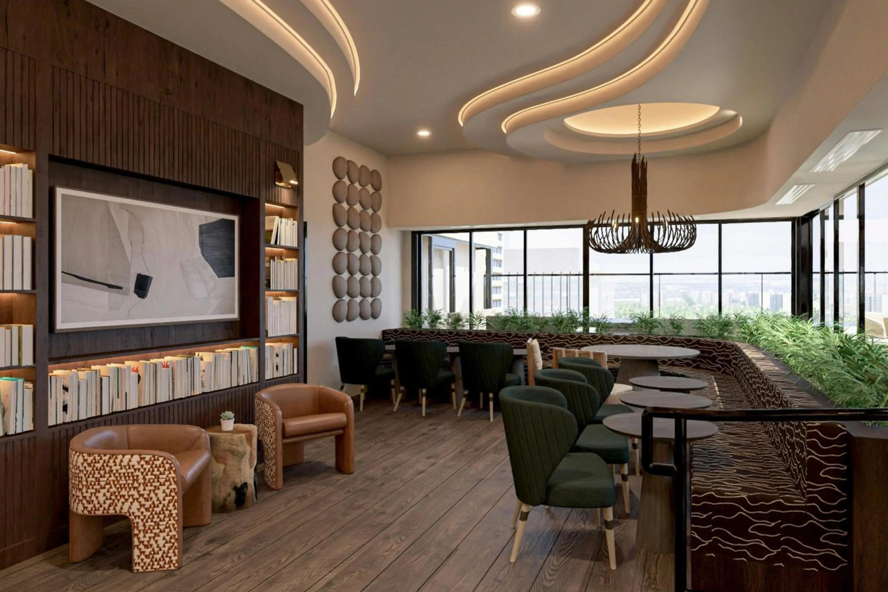 Lounge or bar in Element Calgary Downtown