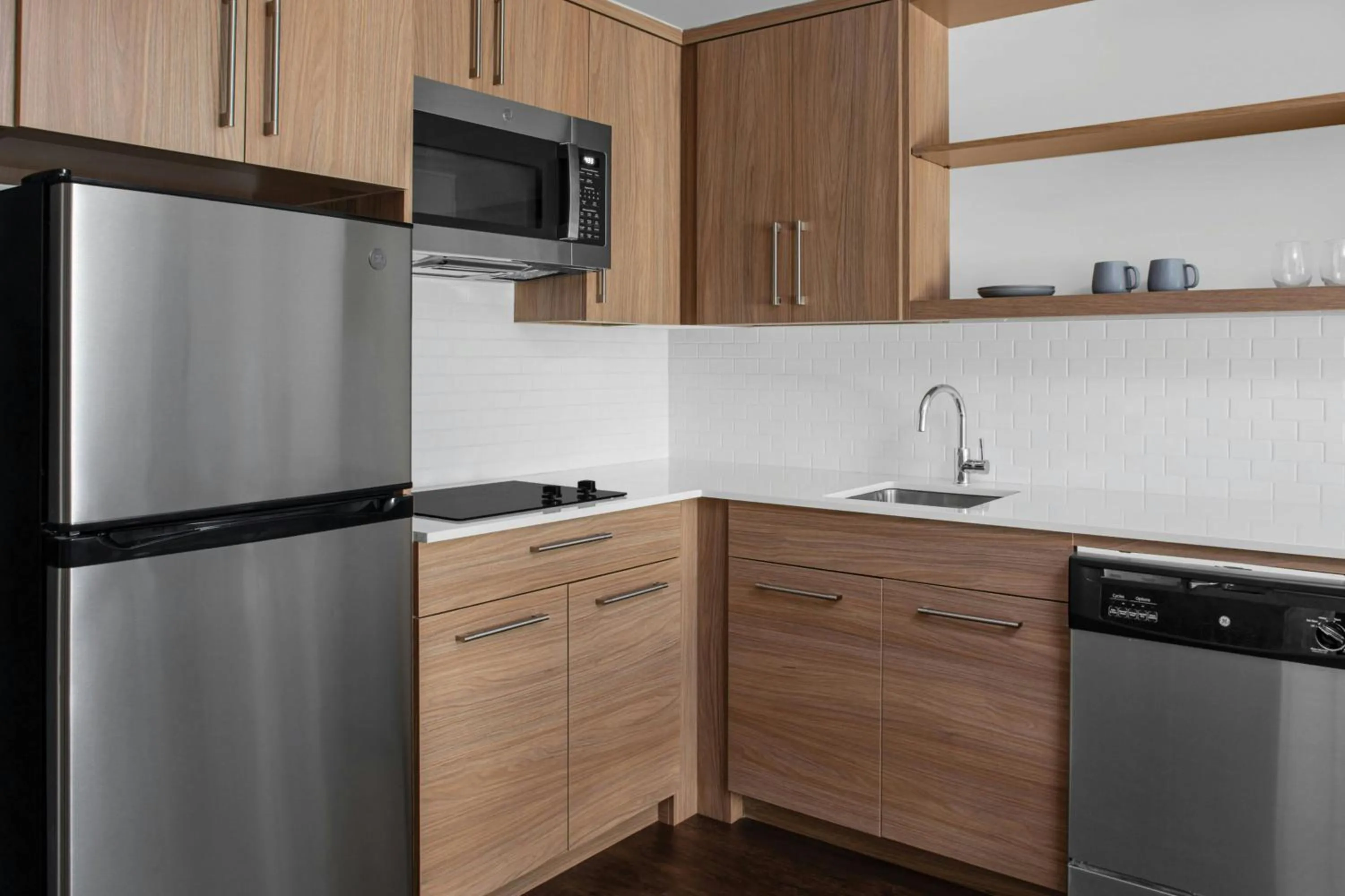 Bedroom in Element Calgary Downtown