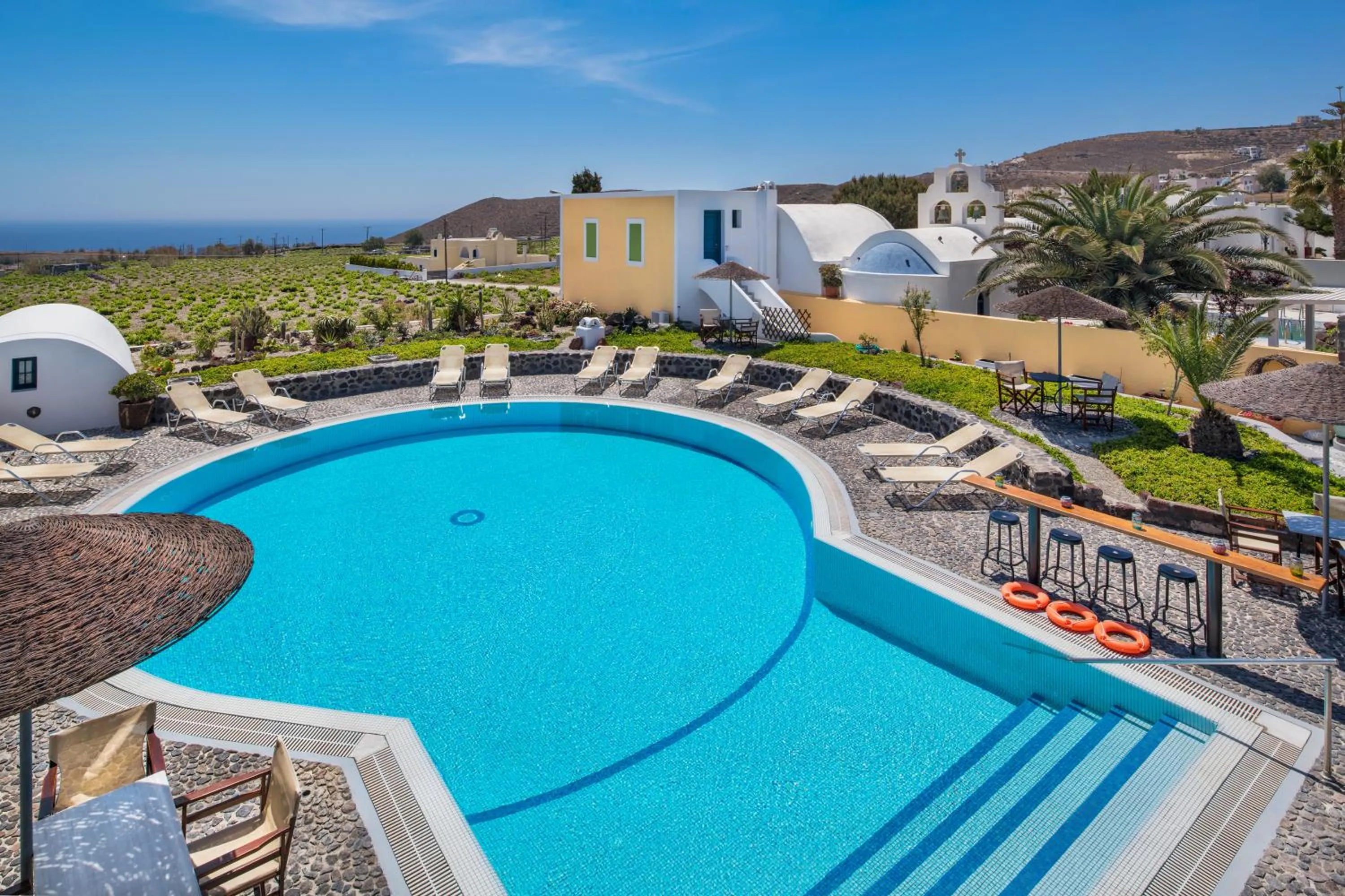 Pool view in Kalimera Hotel
