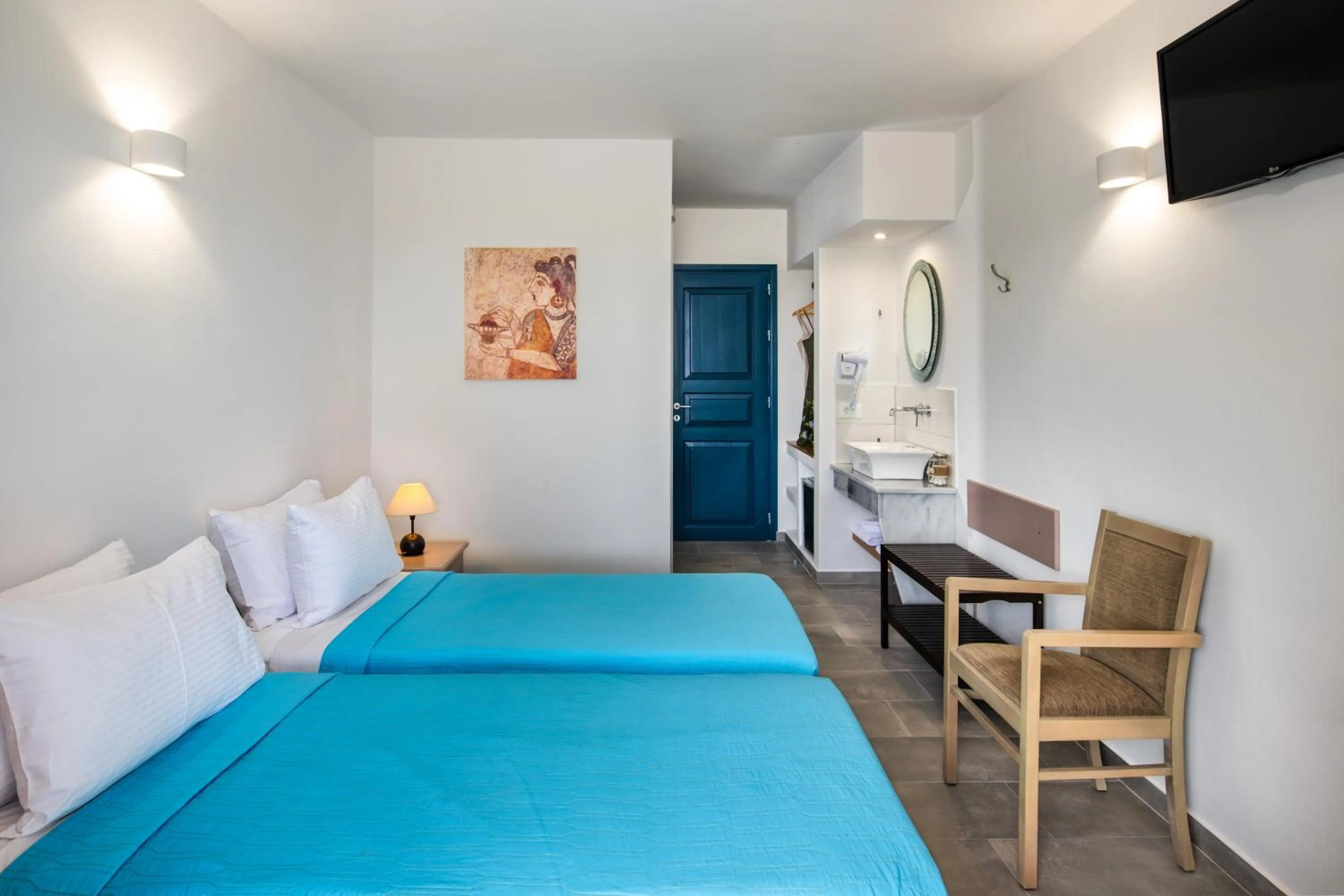 Bed in Kalimera Hotel