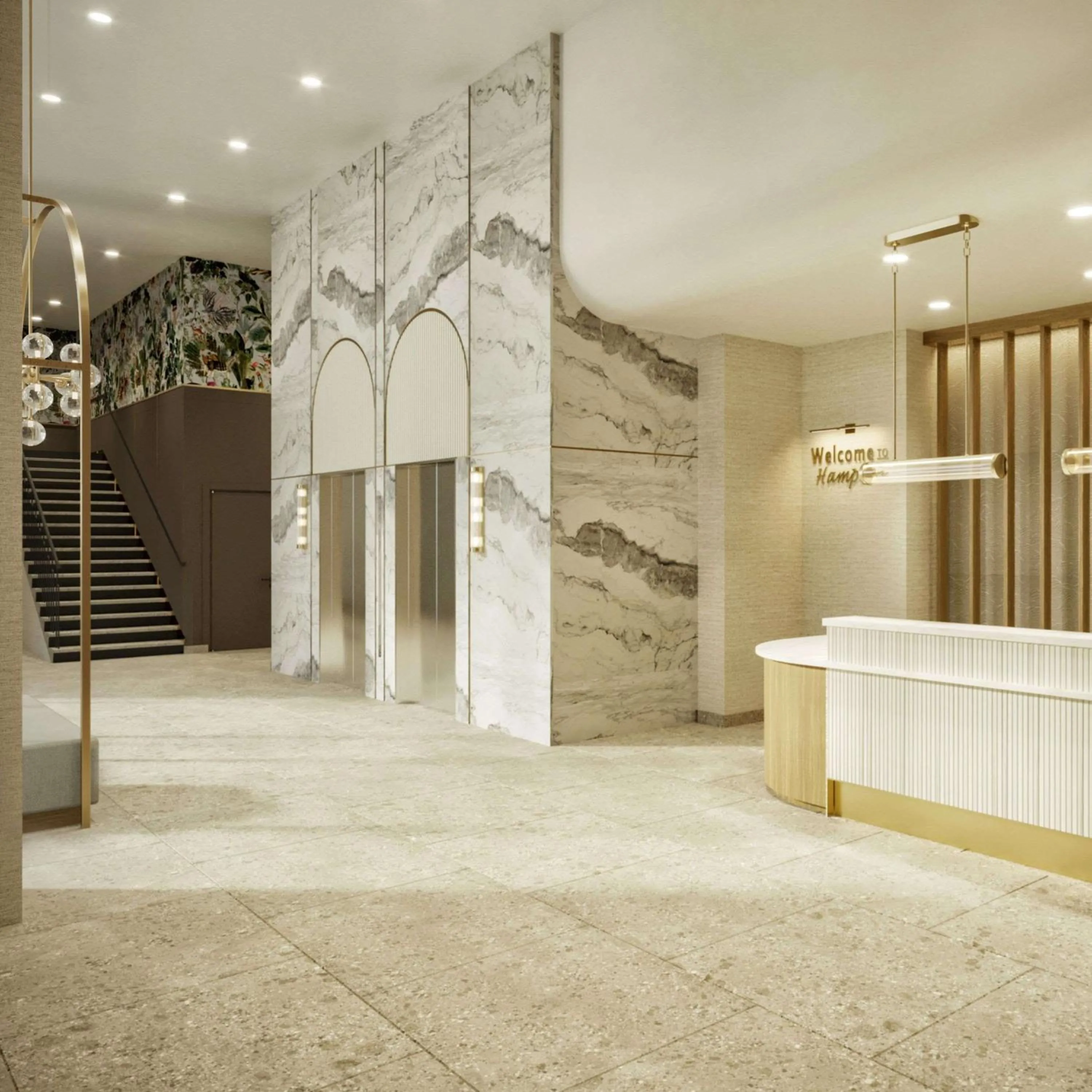 Lobby or reception in Hampton Inn By Hilton Calgary Downtown