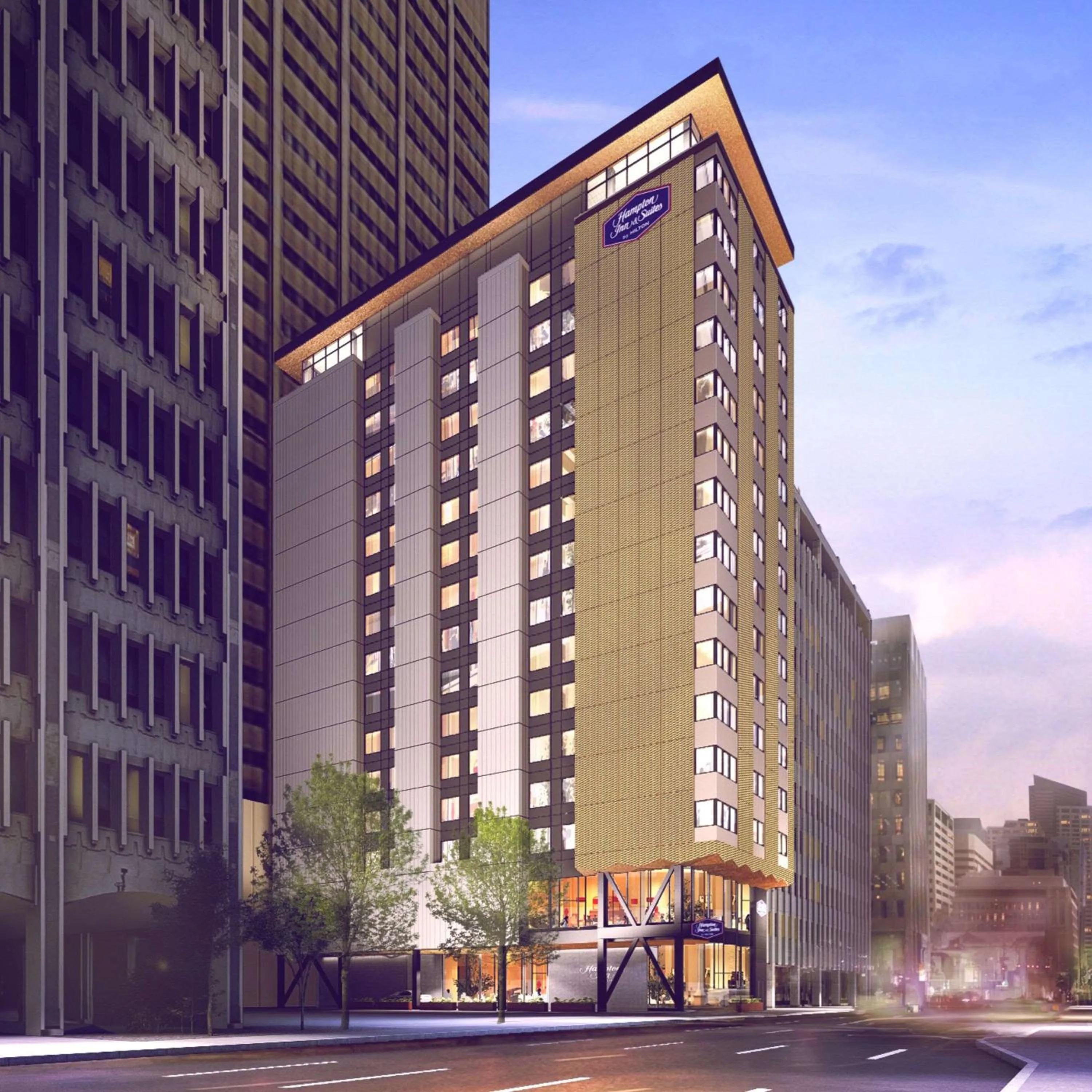 Property building in Hampton Inn By Hilton Calgary Downtown