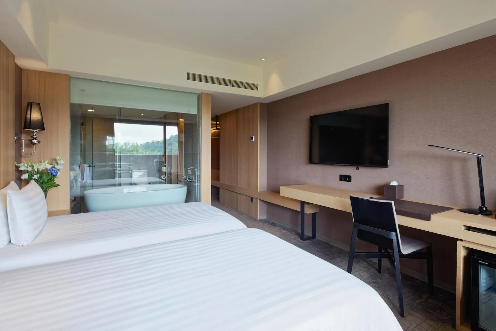 Bed in CHECK inn SELECT Taipei NeiHu