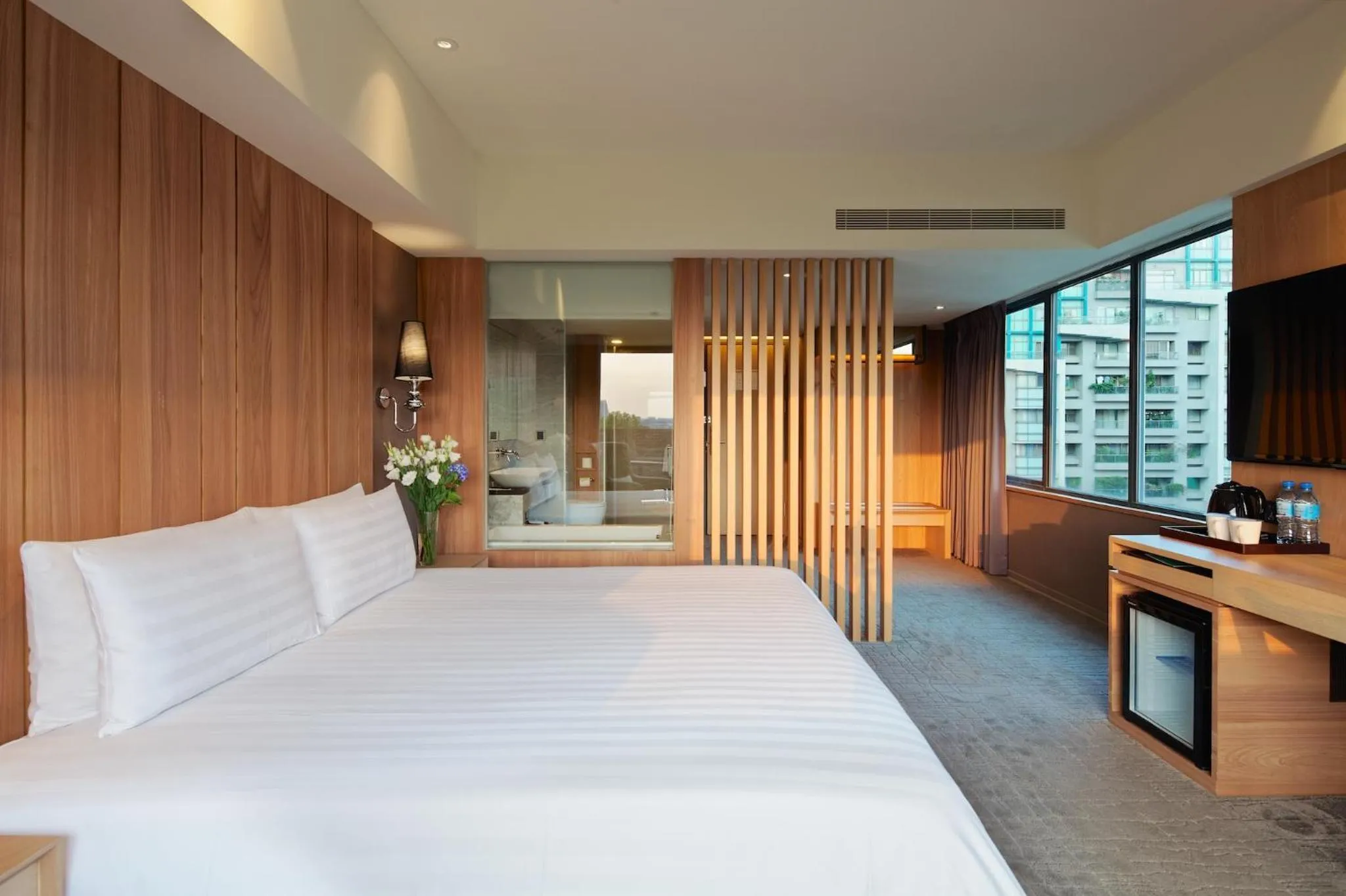 Bed in CHECK inn SELECT Taipei NeiHu