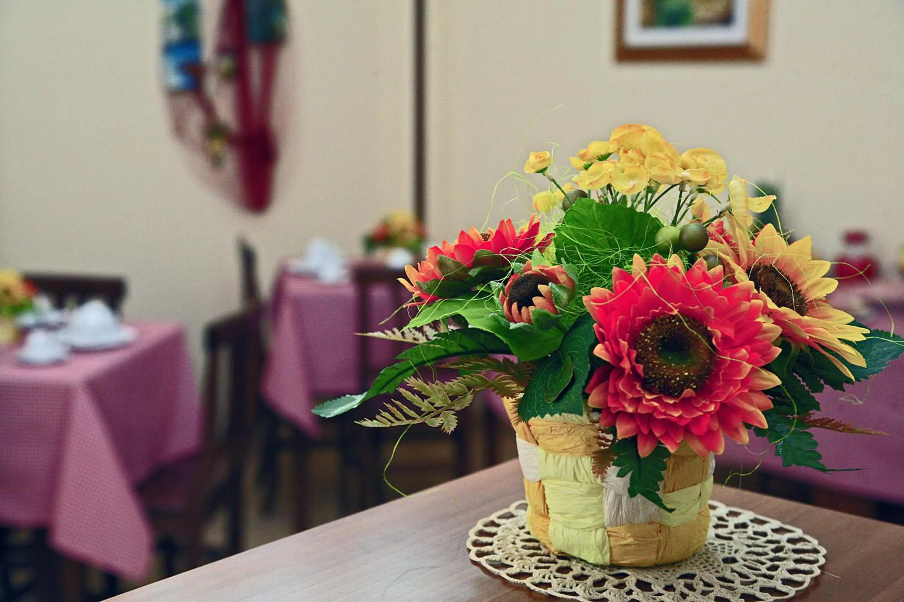 Decorative detail in B&B La Filanda