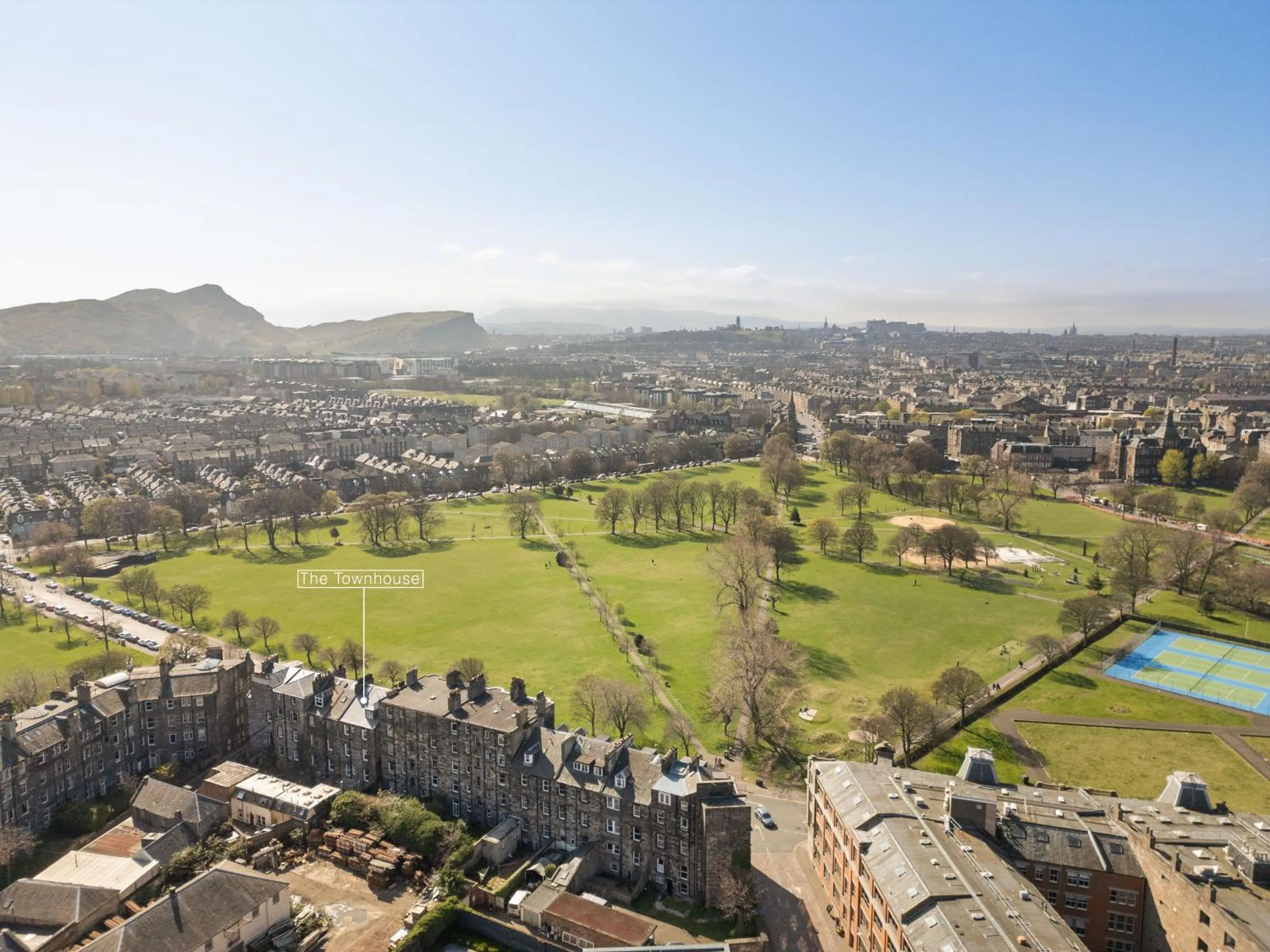 Bird's eye view in The Townhouse, Leith