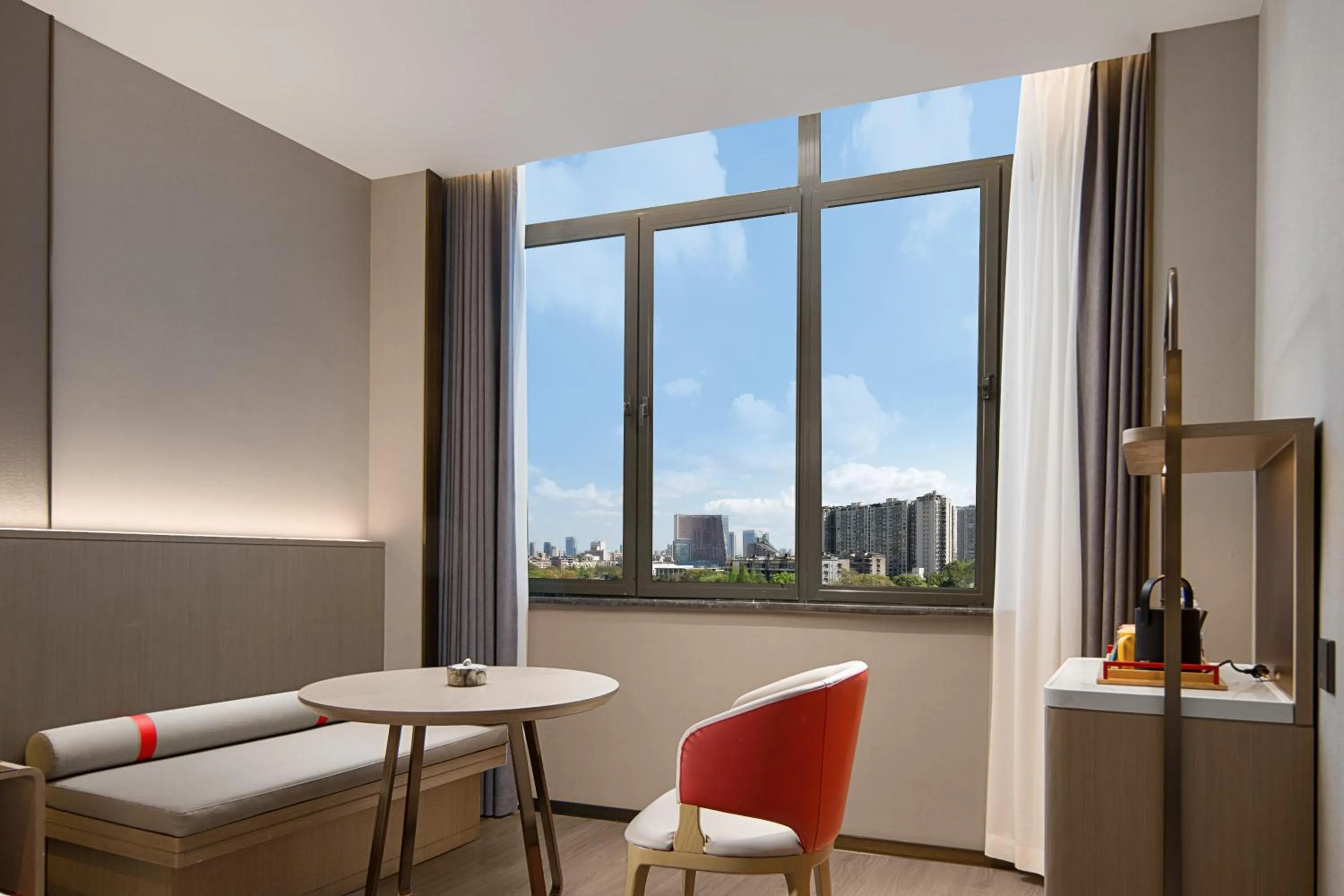 Seating area in Echeng Hotel Chengdu Chunxi Road Taikoo Li