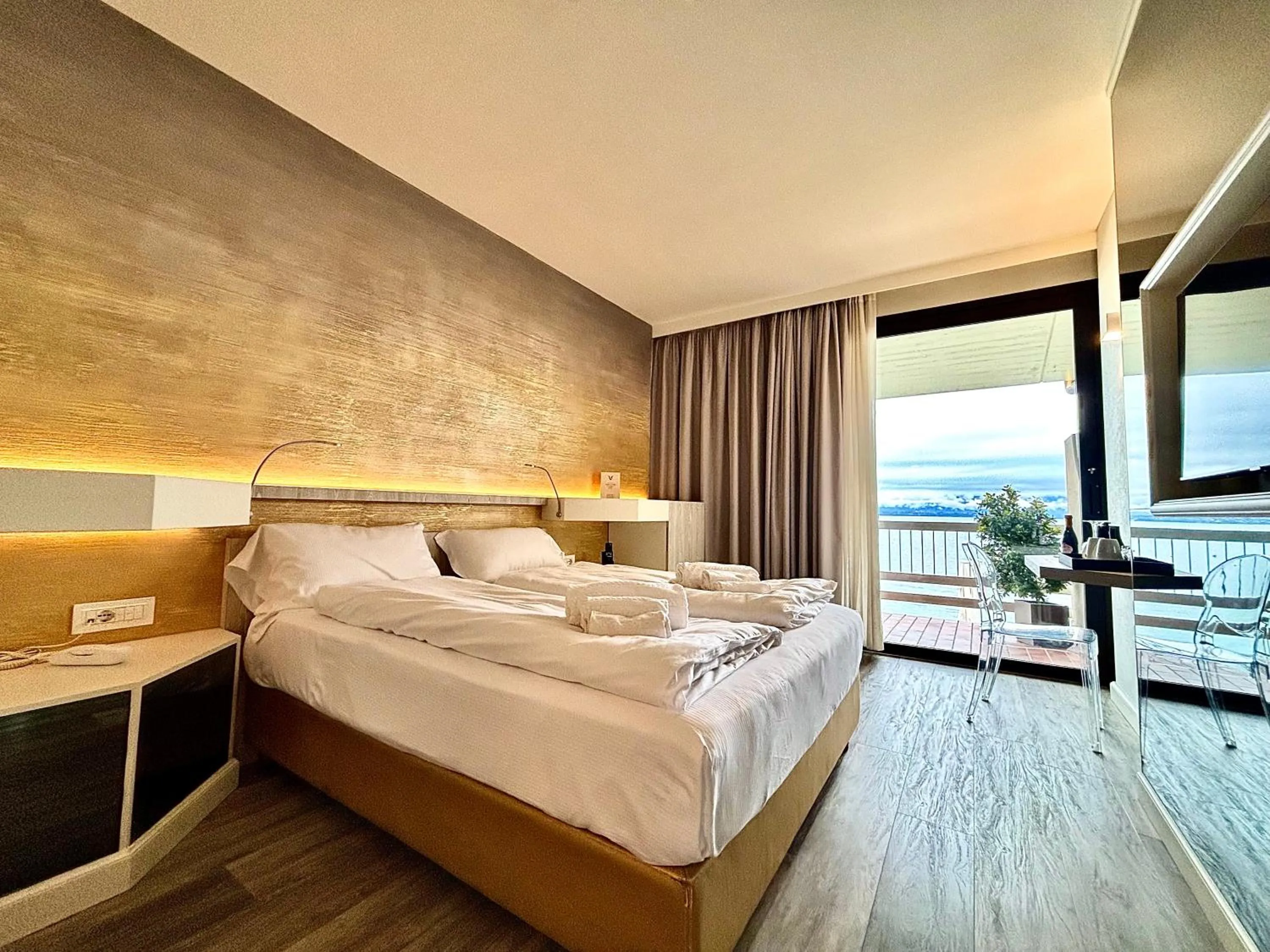 Bed in Hotel Aquila D'Oro Desenzano