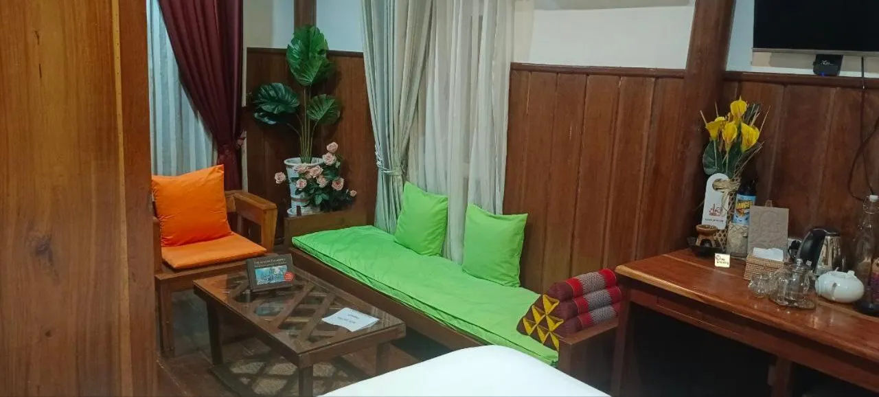 Living room in Maison Model d'Angkor