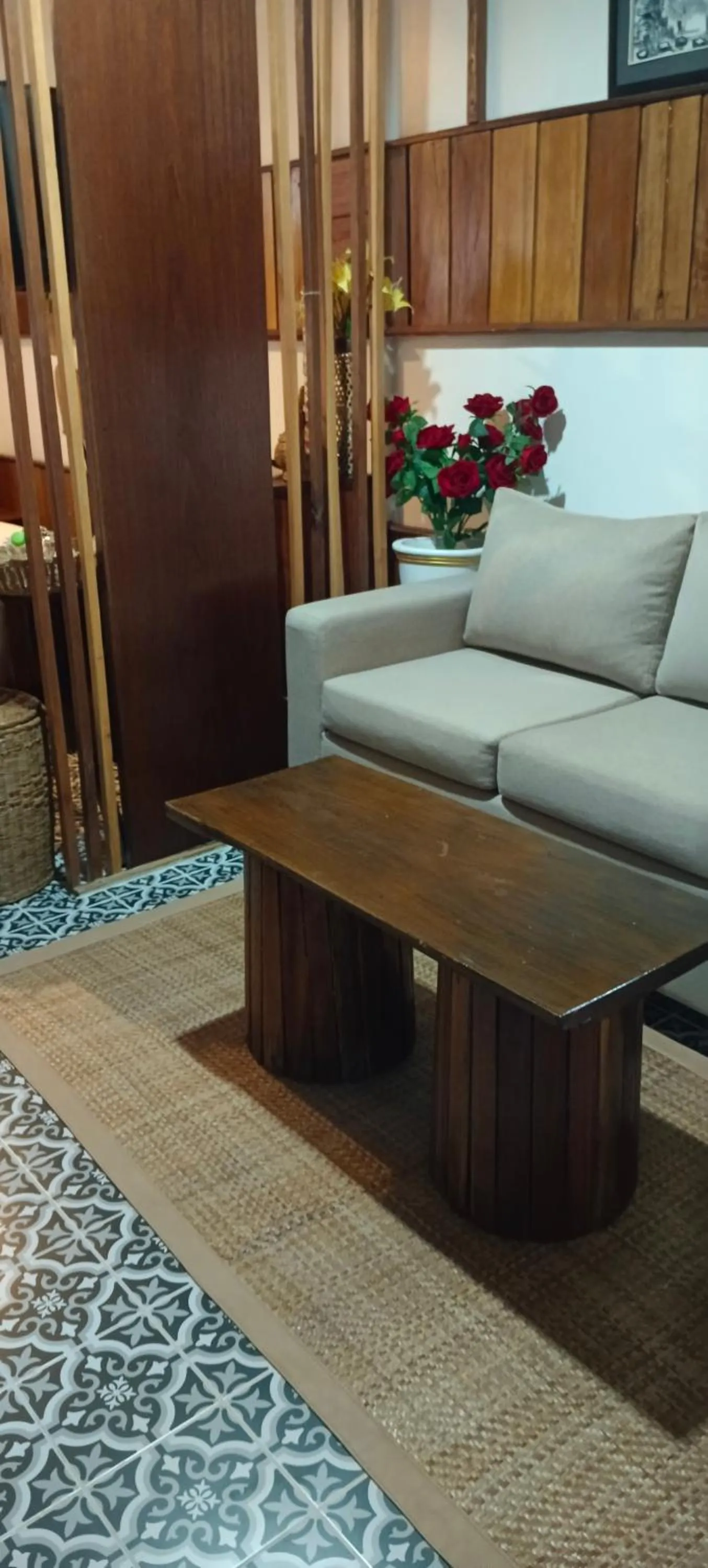 Living room in Maison Model d'Angkor