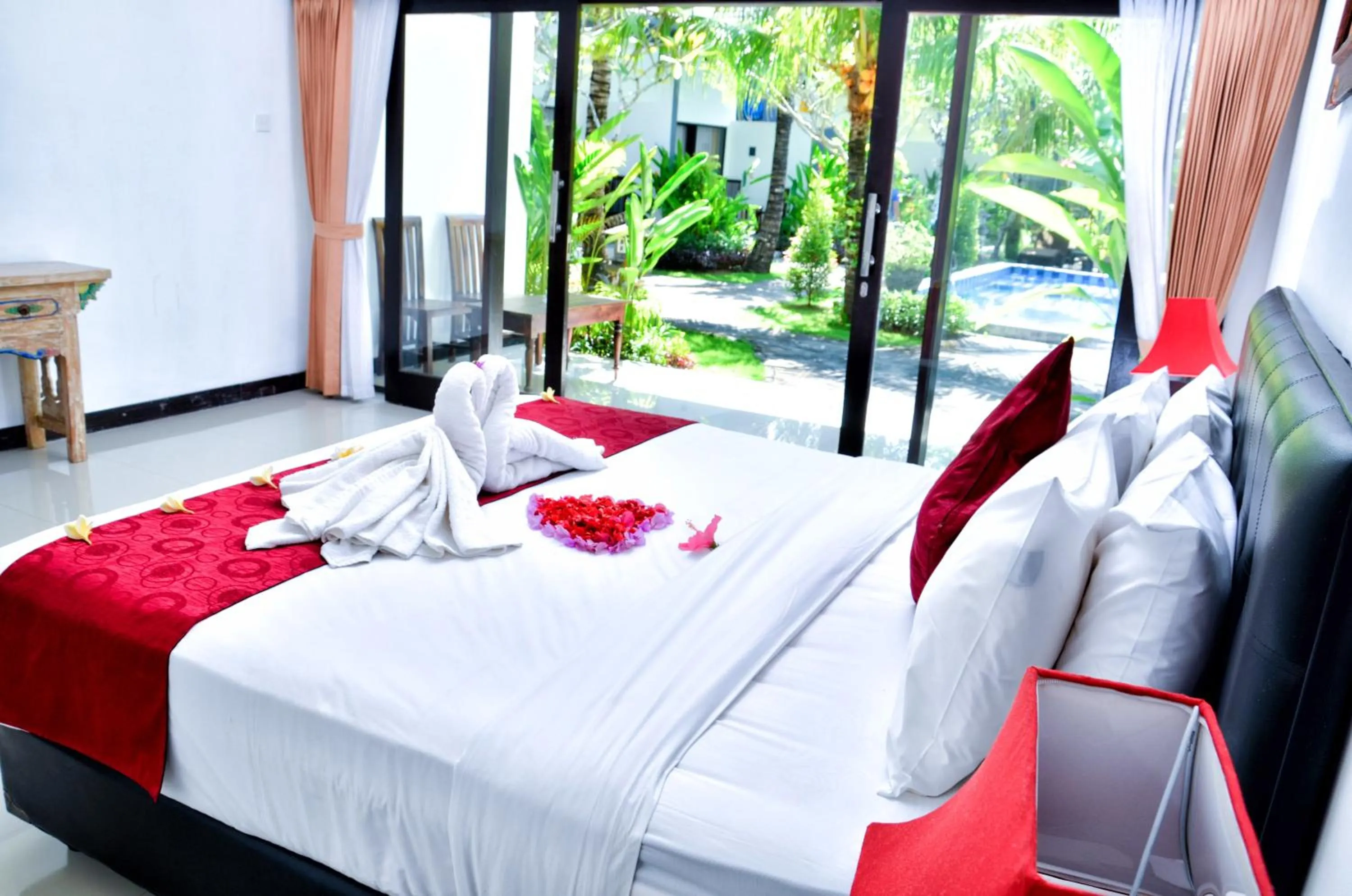 Bedroom, Bed in Palm Garden Bali