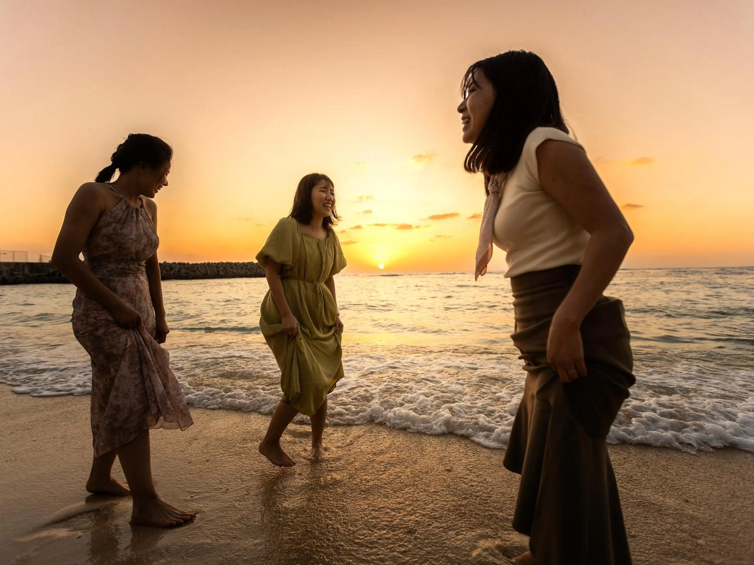 Beach in Umi No Terrace Yomitan Toya