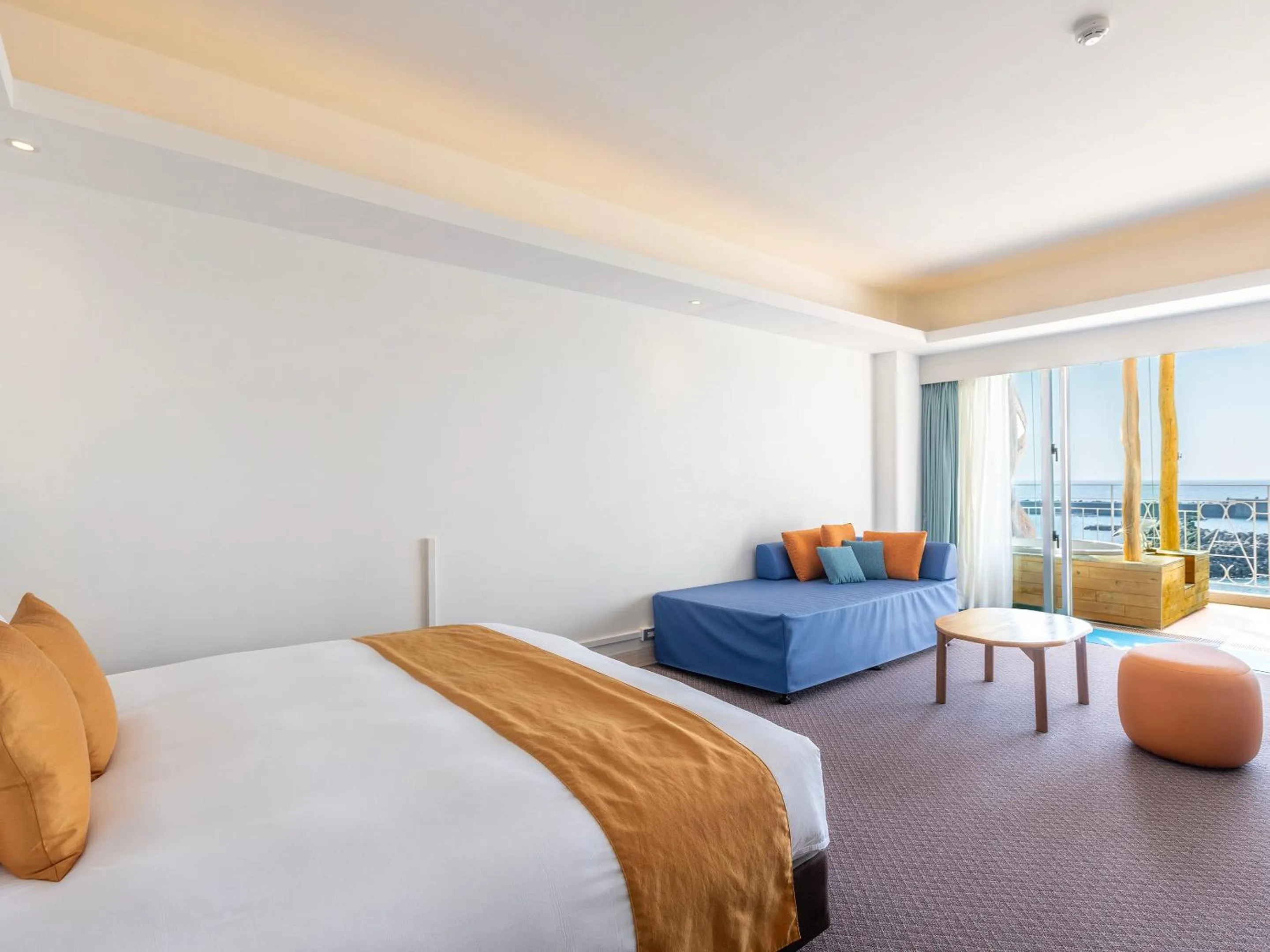 Sea view in Umi No Terrace Yomitan Toya