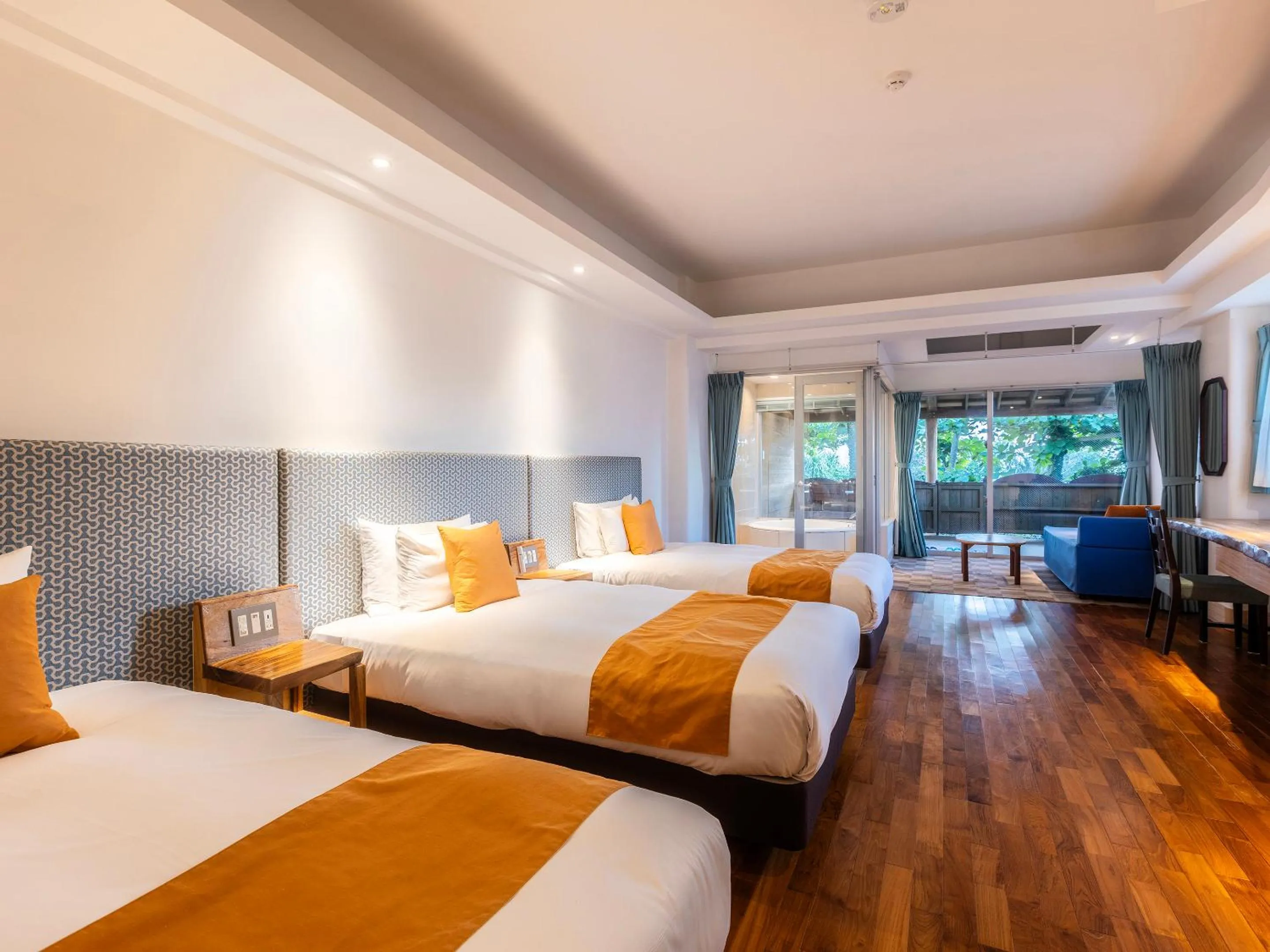 Photo of the whole room in Umi No Terrace Yomitan Toya