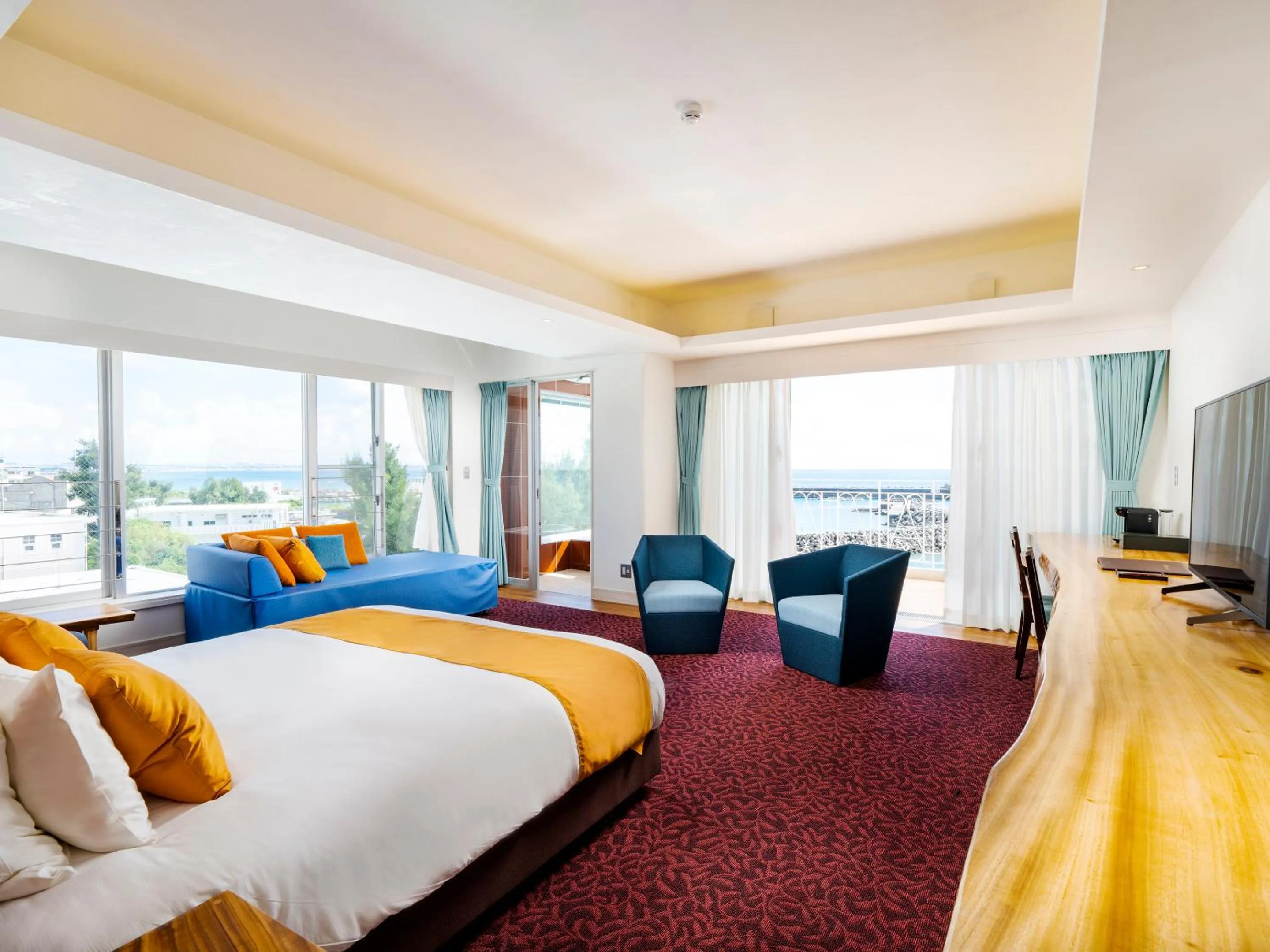 Photo of the whole room in Umi No Terrace Yomitan Toya