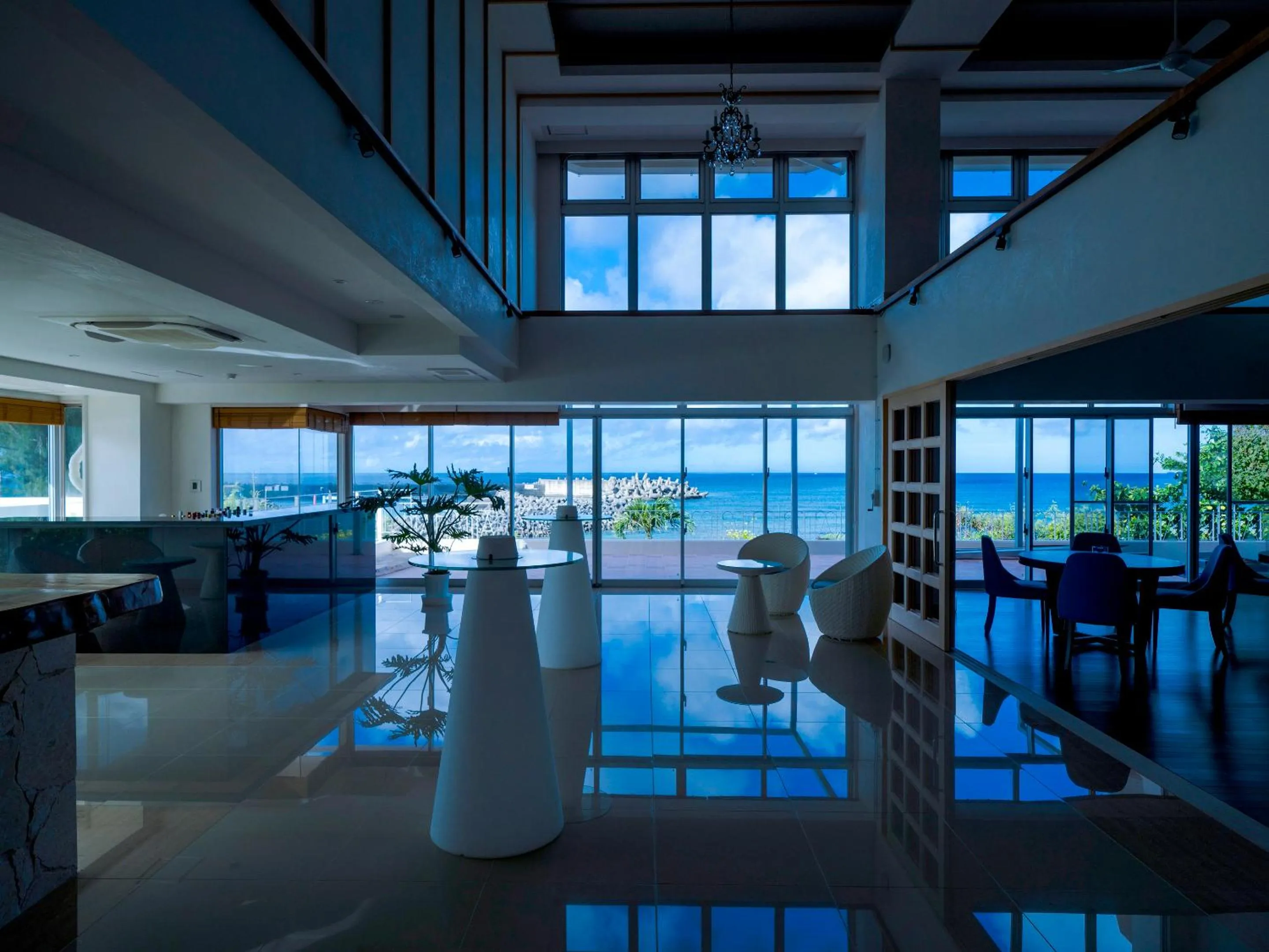 Lobby or reception in Umi No Terrace Yomitan Toya