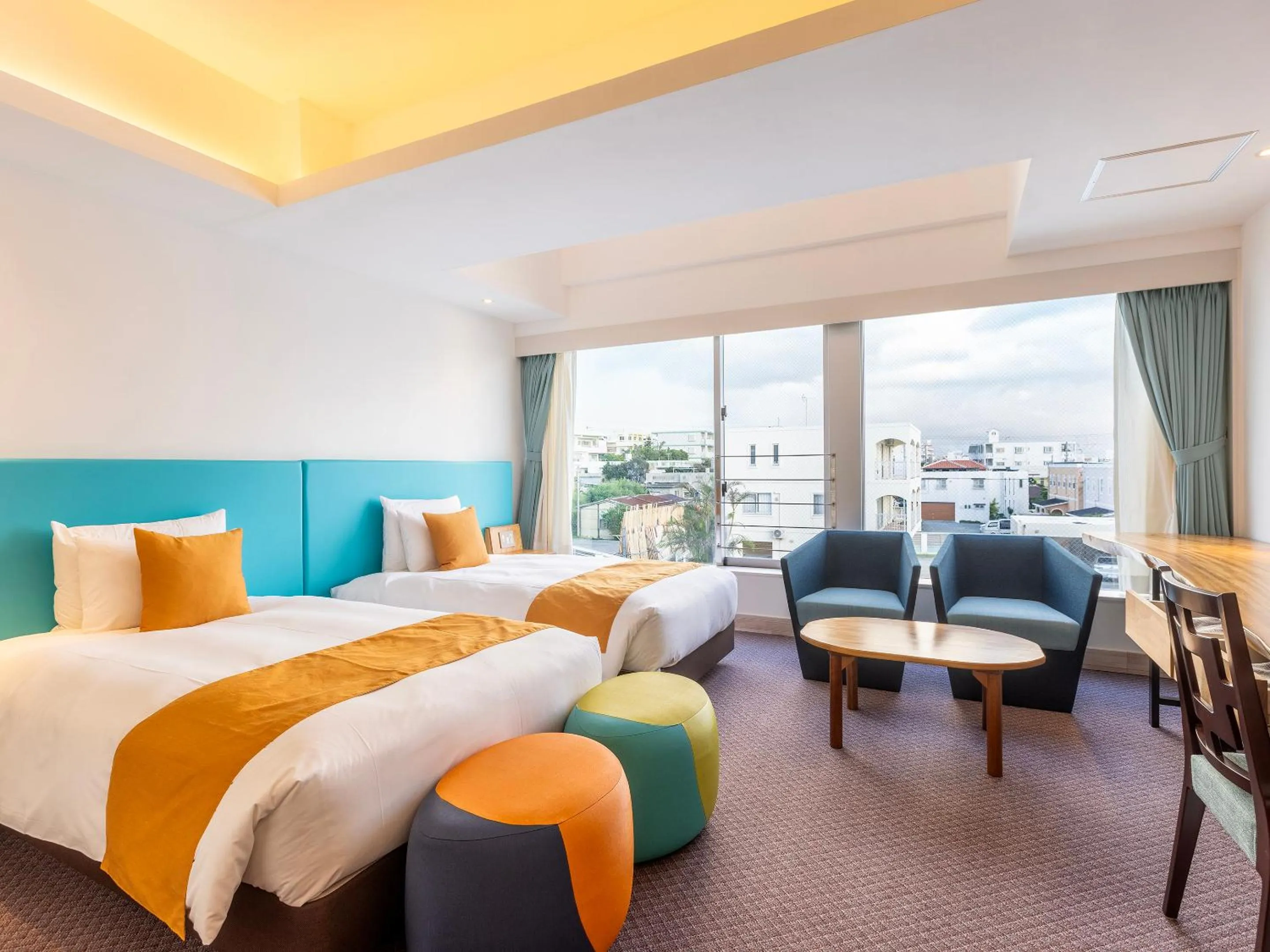 Photo of the whole room in Umi No Terrace Yomitan Toya