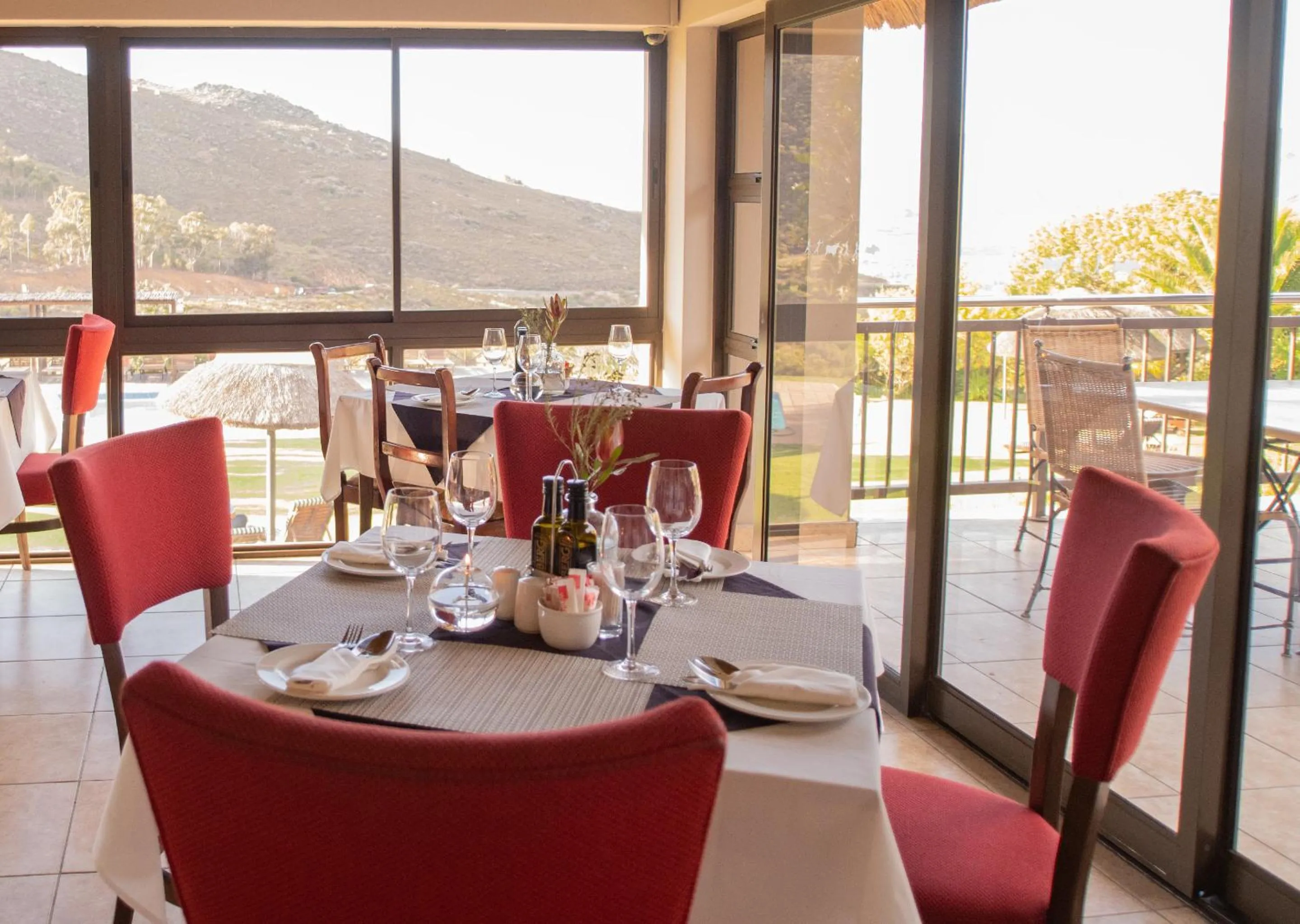 Patio in Piekenierskloof Mountain Resort by Dream Resorts