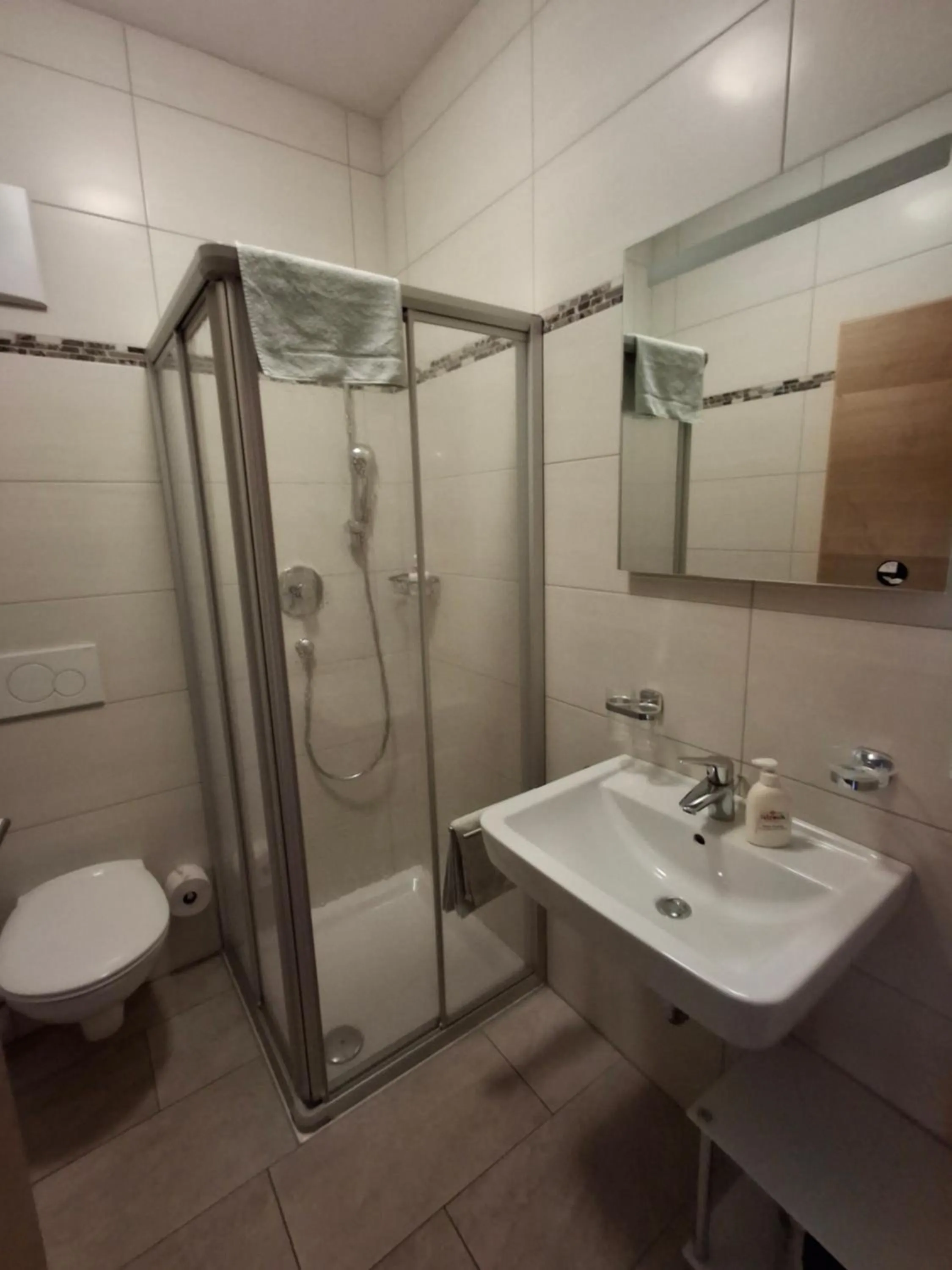 Toilet in Gästehaus Watschinger