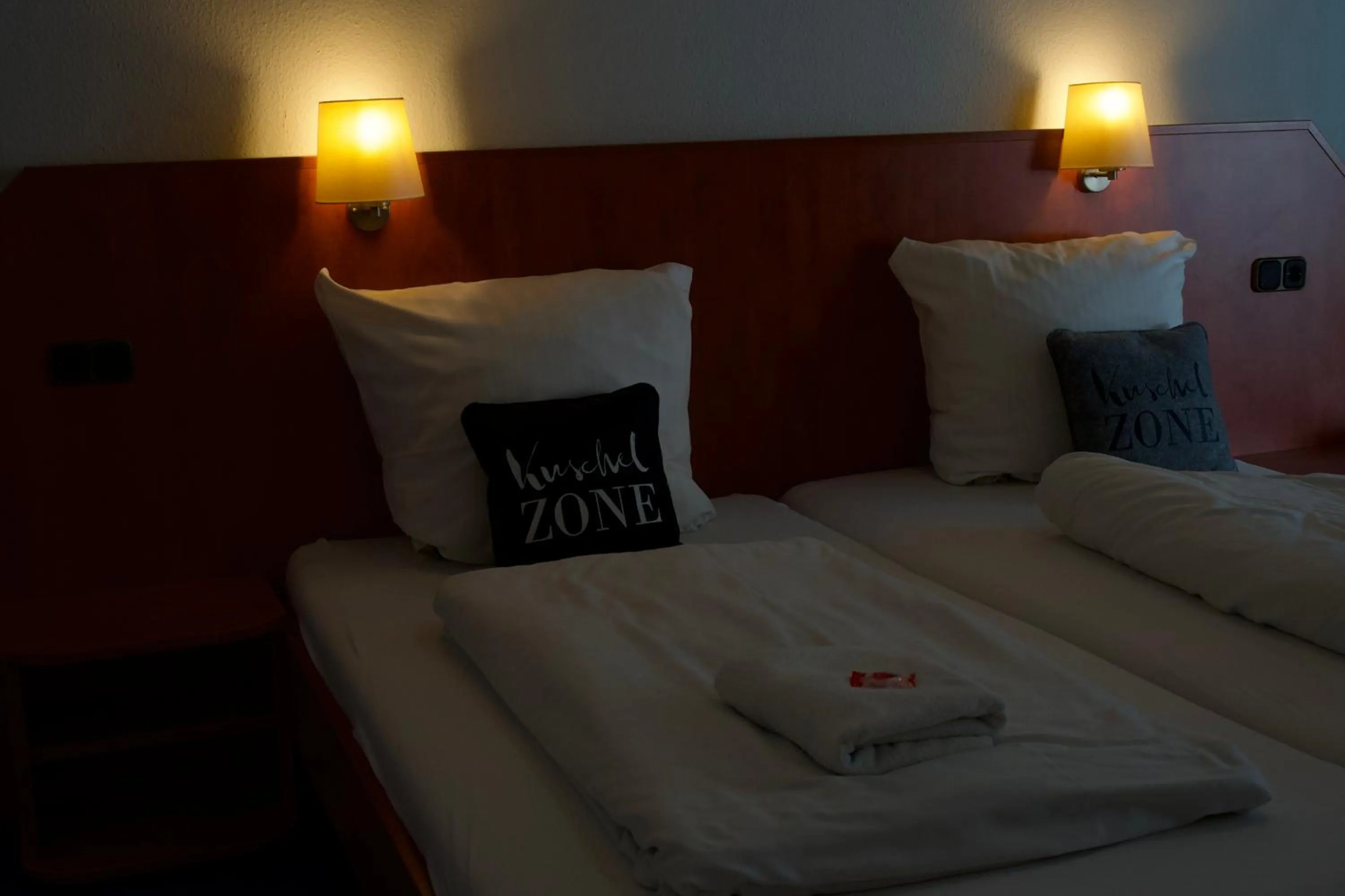 Bed in Gästehaus Tilly Hotel