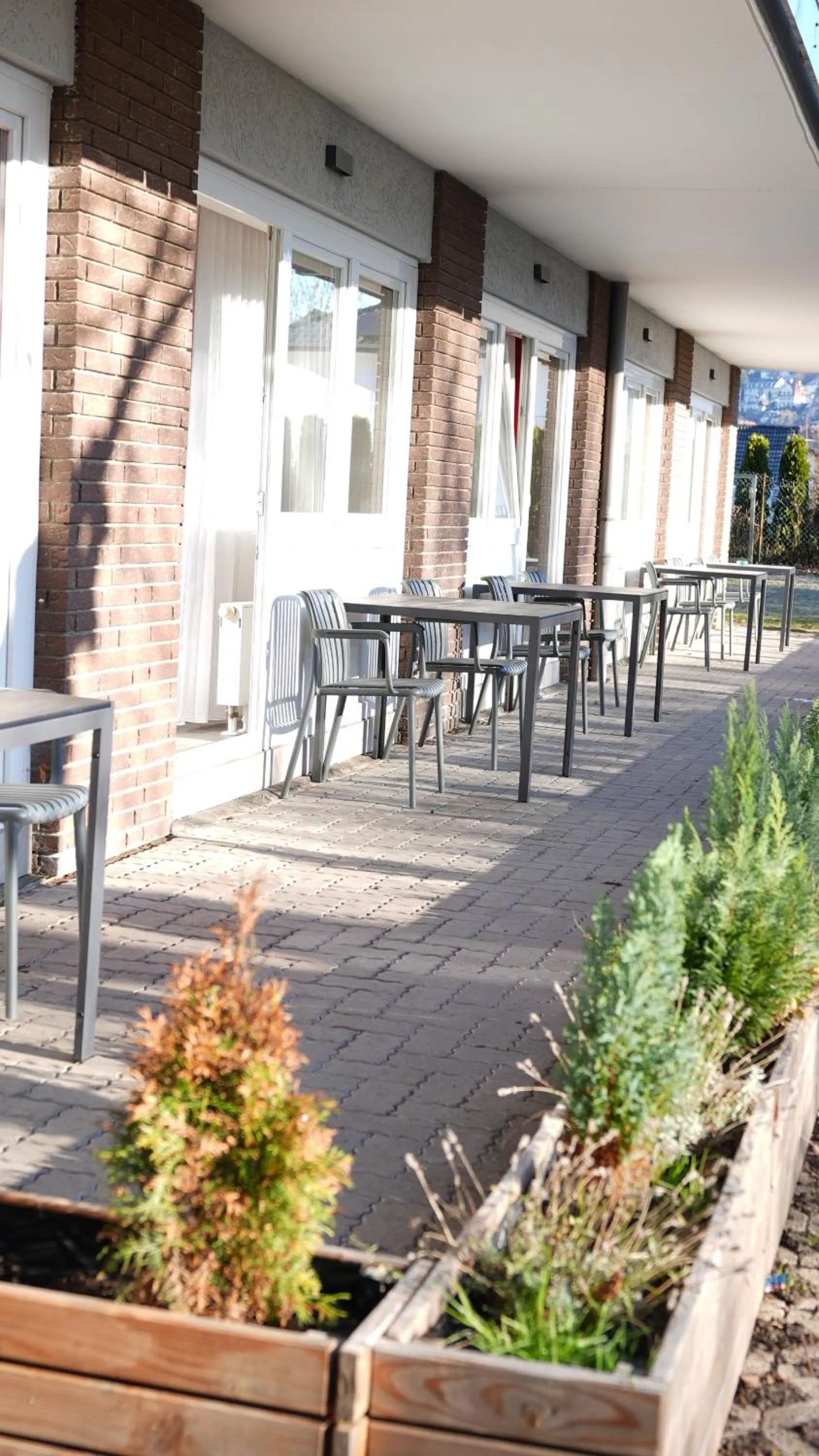 Property building in Gästehaus Tilly Hotel