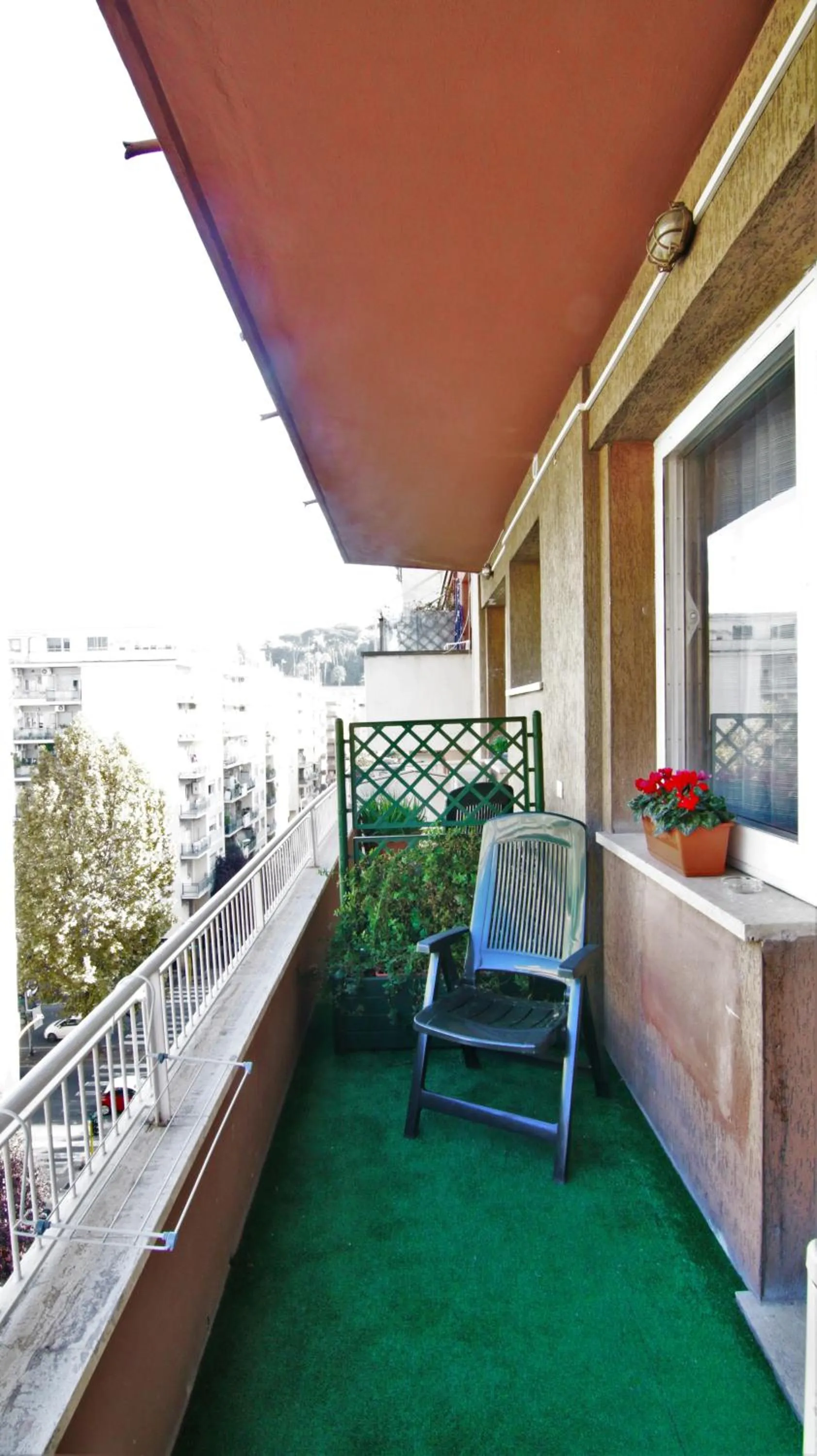 Balcony/Terrace in B&B La Perla di Roma