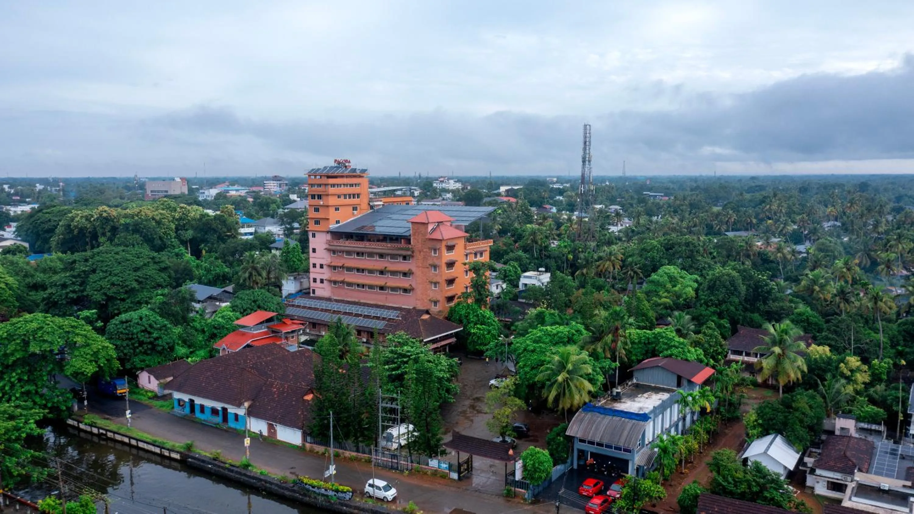 Property building in Pagoda Resorts Alleppey