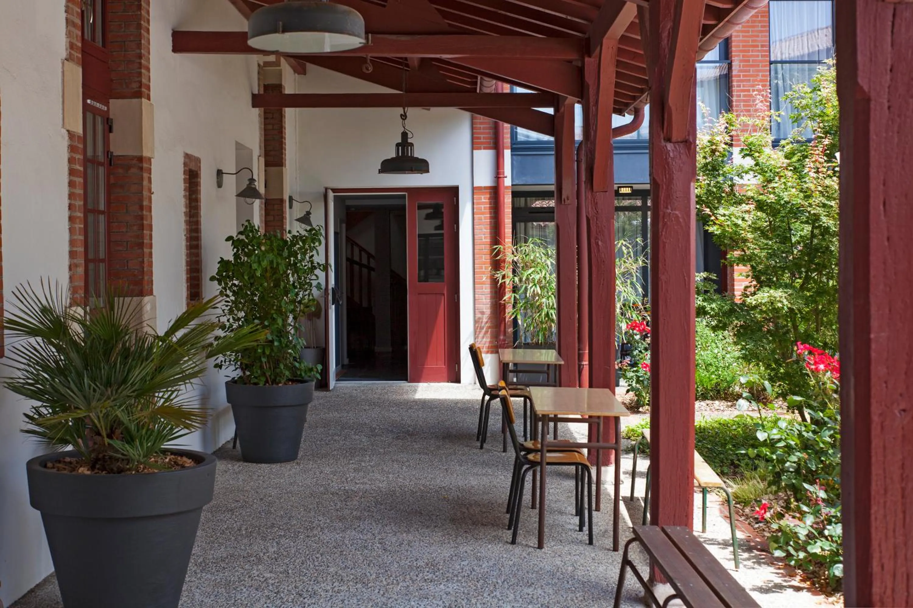 Patio in Hotel Balea
