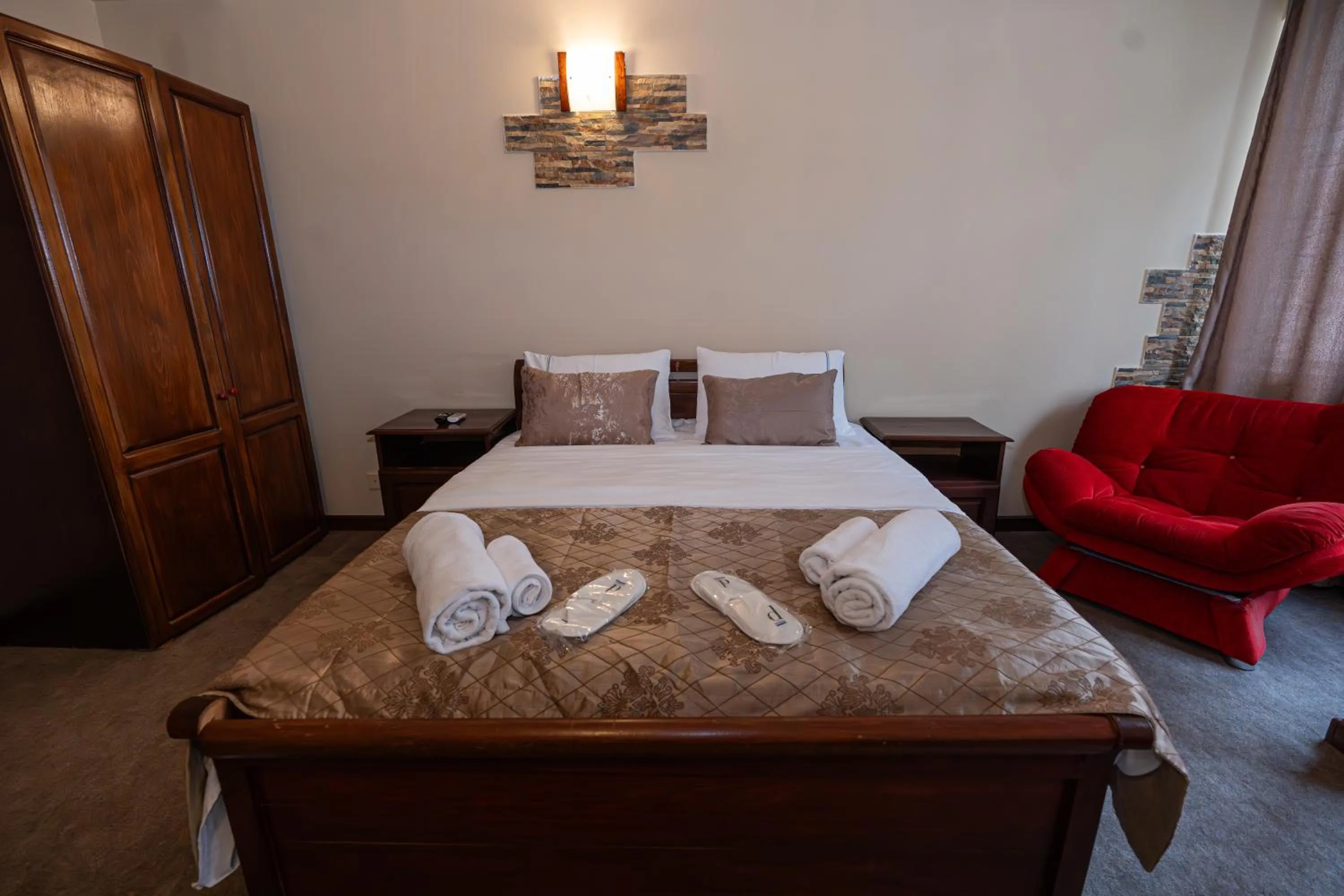 Bed in Ritsa Boutique Hotel