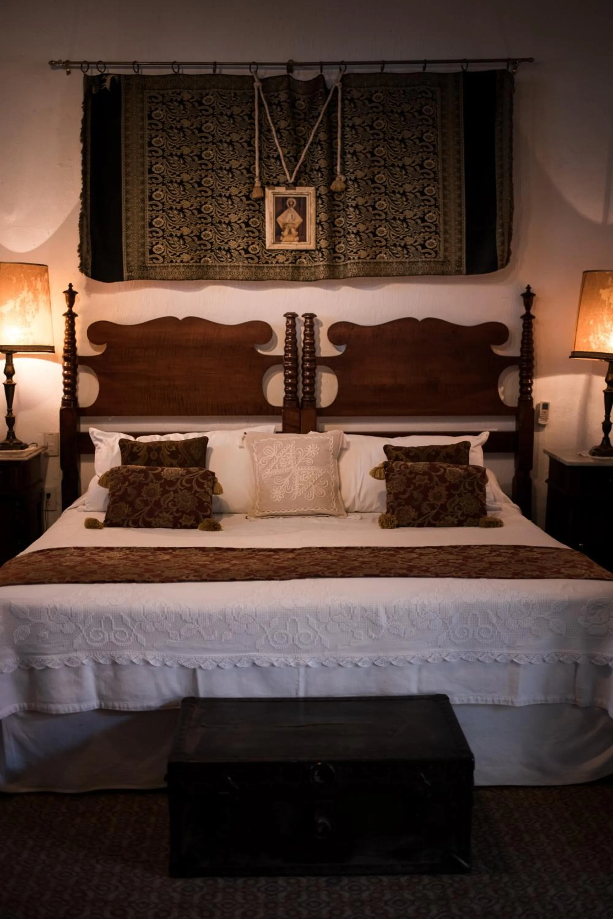 Bed in Hacienda El Carmen Hotel & Spa