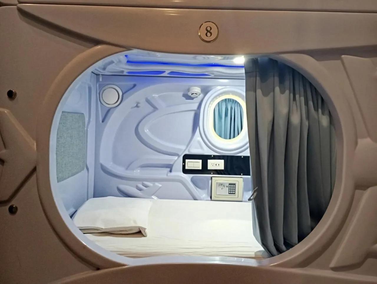 Property building in SleepBox Hostel