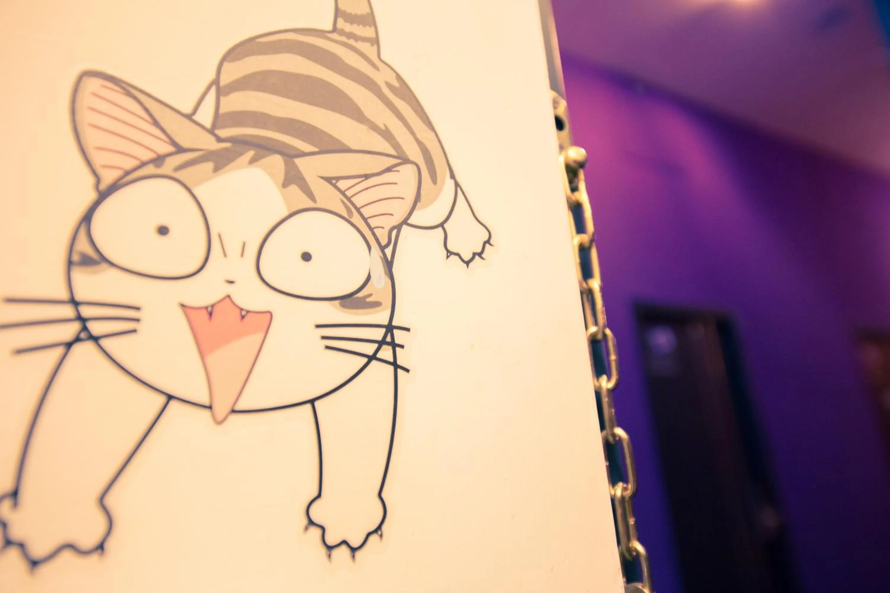 Decorative detail in SleepBox Hostel