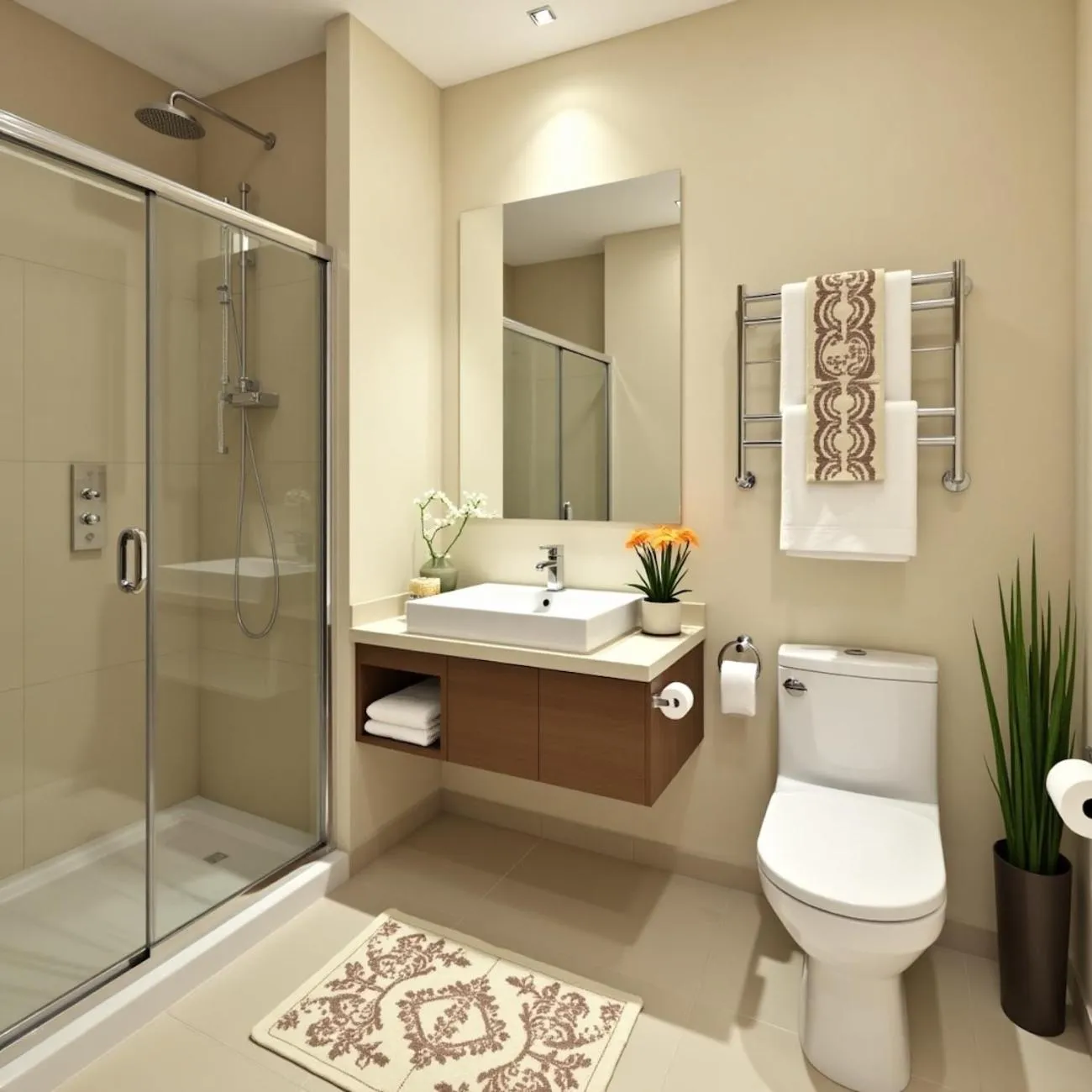 Bathroom in Hotel Urban Royale - IGI Airport Delhi