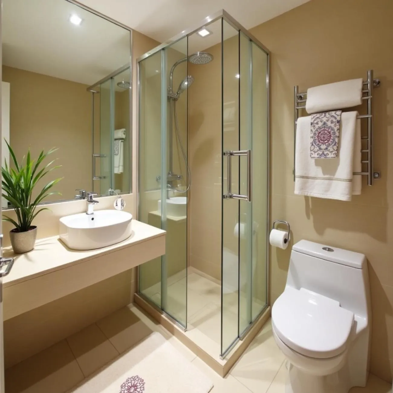 Bathroom in Hotel Urban Royale - IGI Airport Delhi