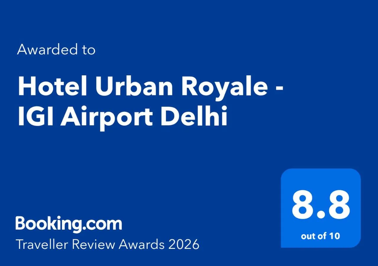 Certificate/Award in Hotel Urban Royale - IGI Airport Delhi