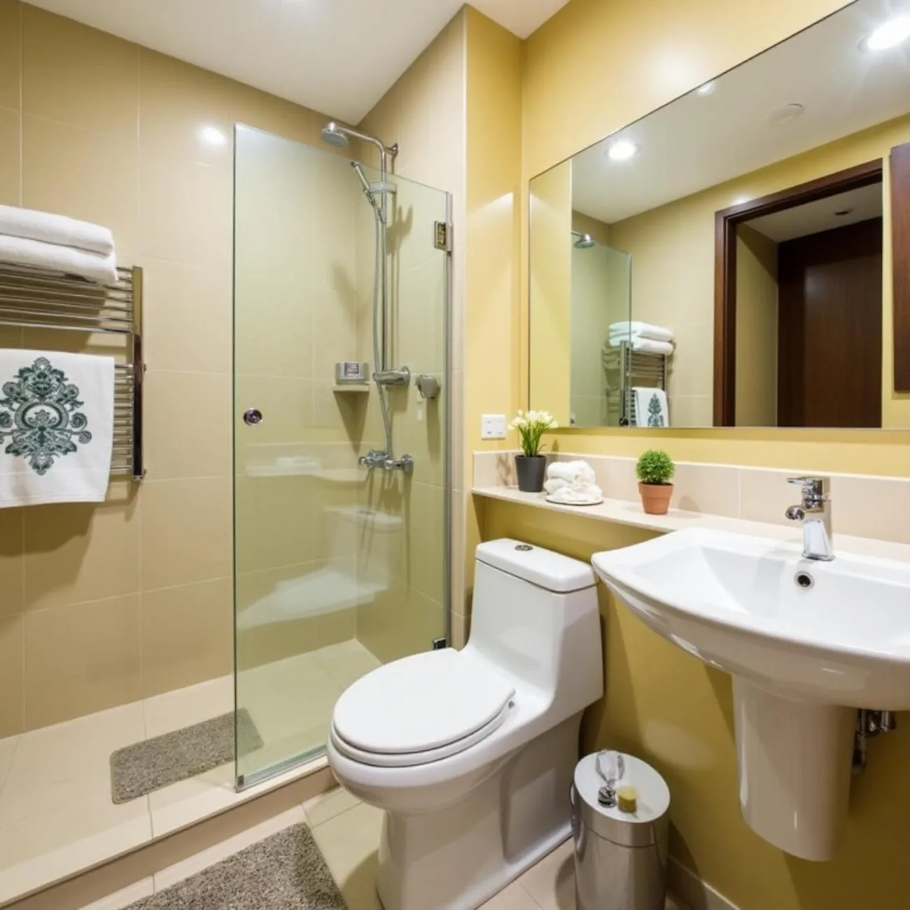 Bathroom in Hotel Urban Royale - IGI Airport Delhi