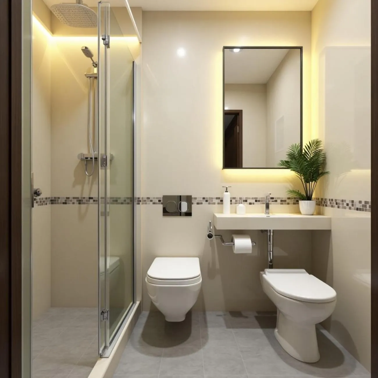 Bathroom in Hotel Urban Royale - IGI Airport Delhi
