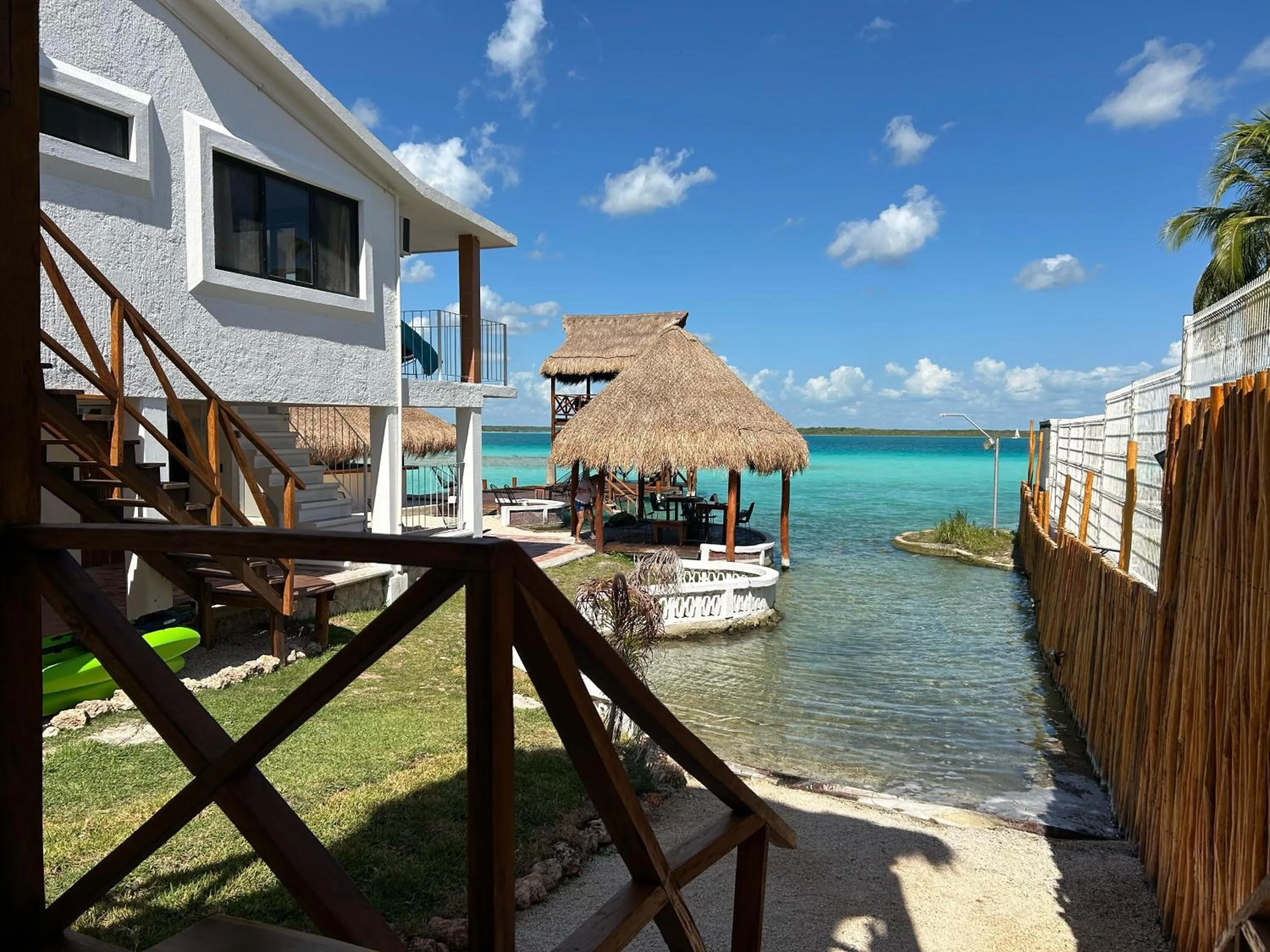 Balcony/Terrace in Hotel Solana Bacalar Lakefront