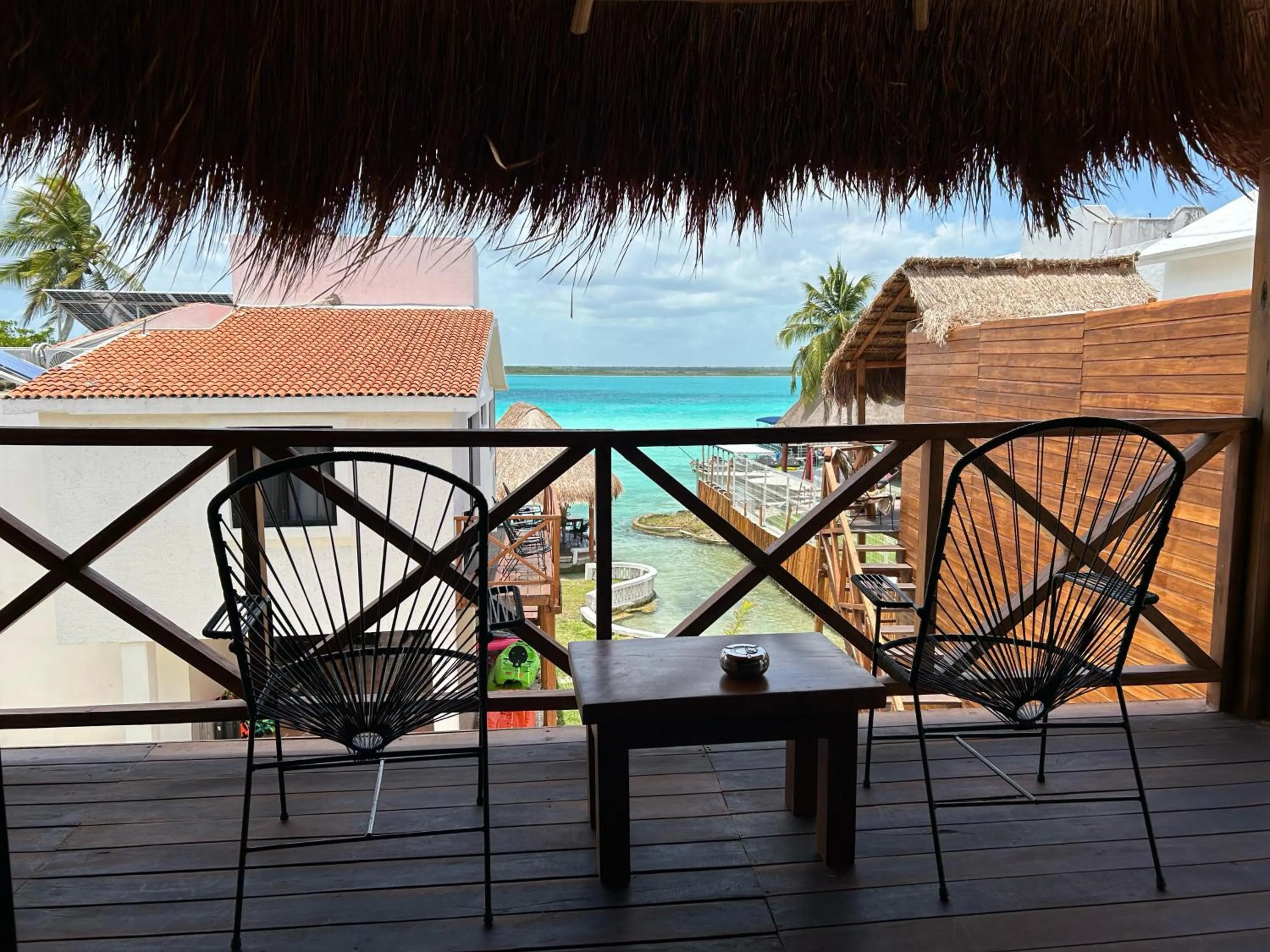 Balcony/Terrace in Hotel Solana Bacalar Lakefront