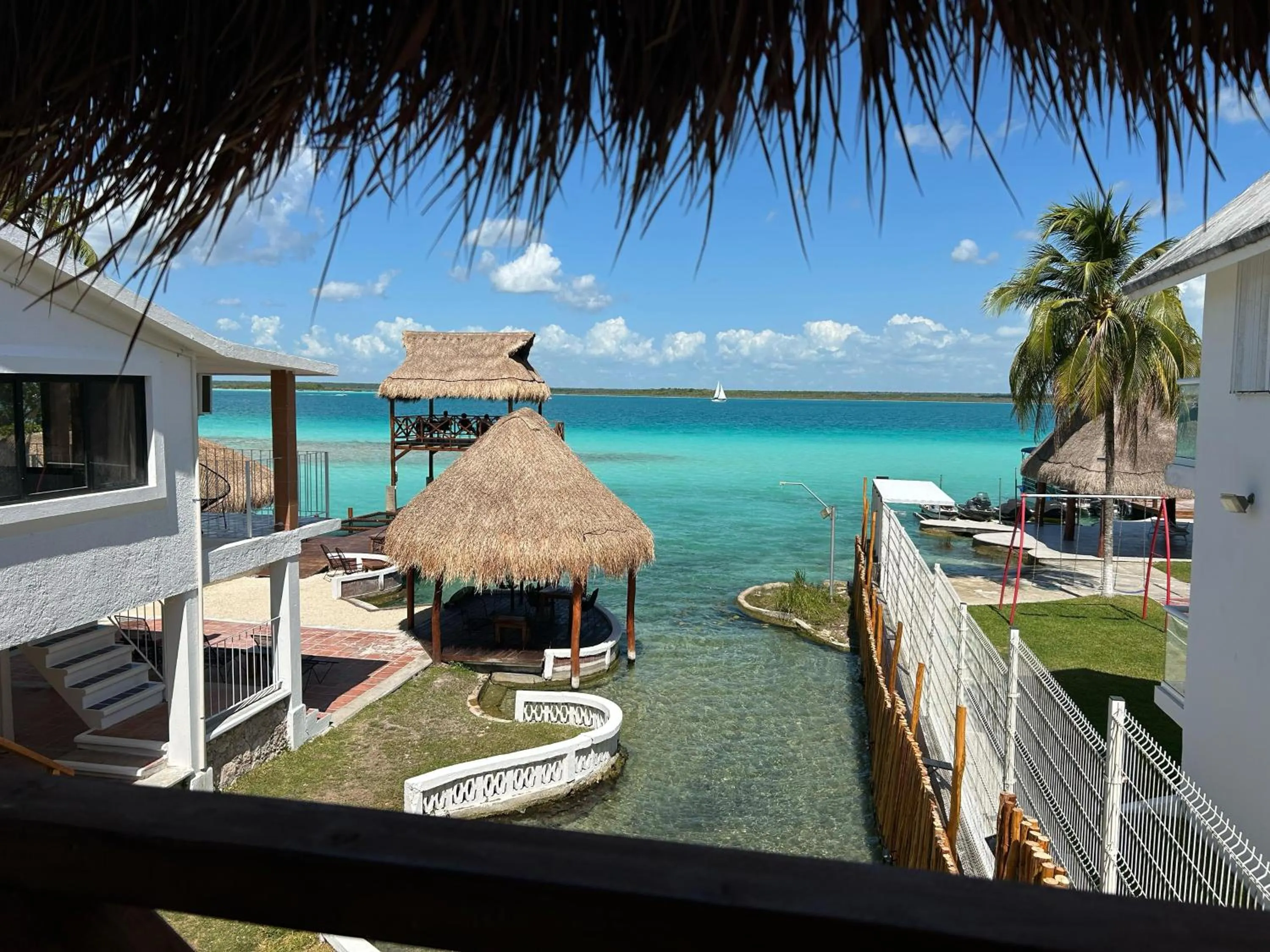 Balcony/Terrace in Hotel Solana Bacalar Lakefront
