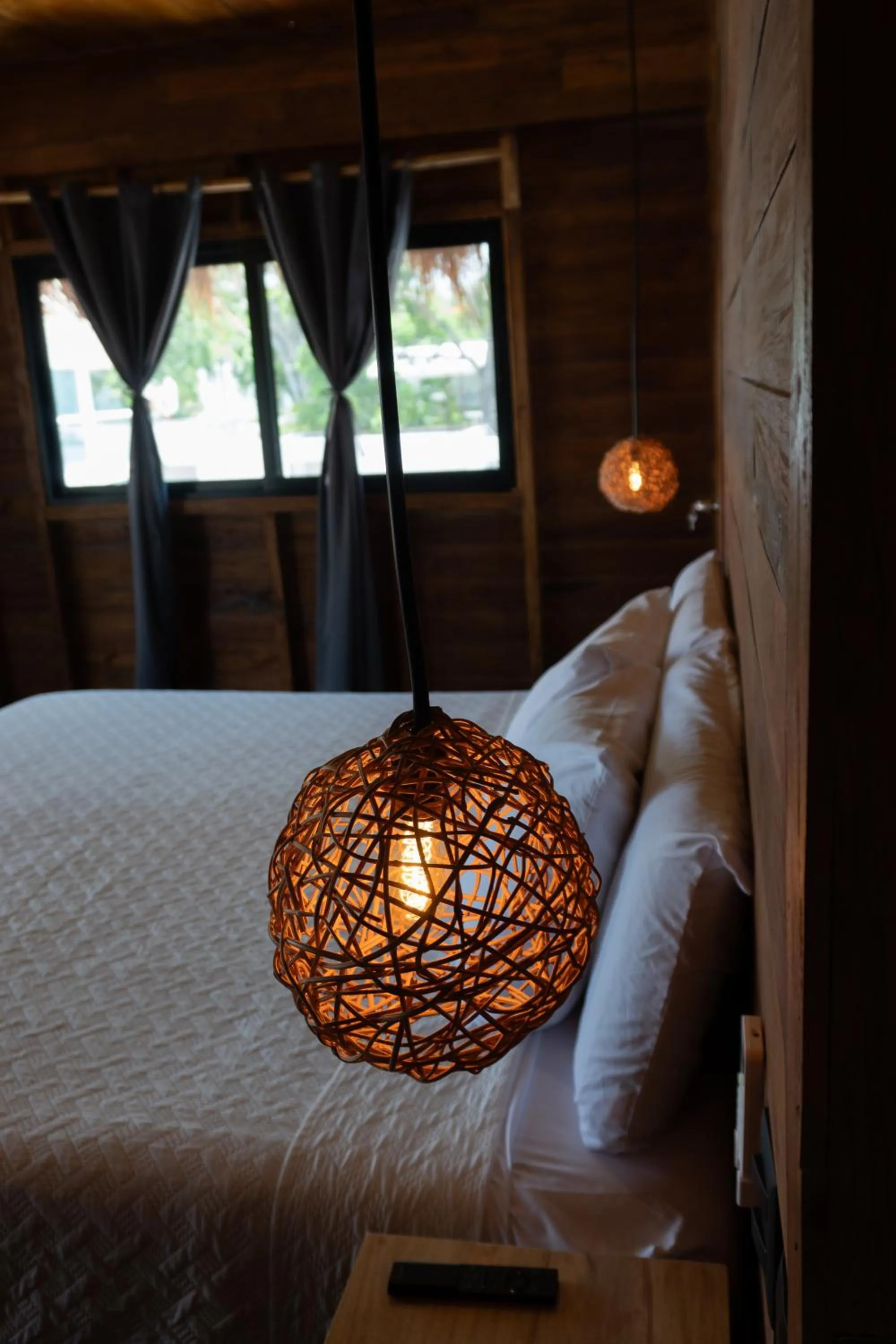 Bed in Hotel Solana Bacalar Lakefront