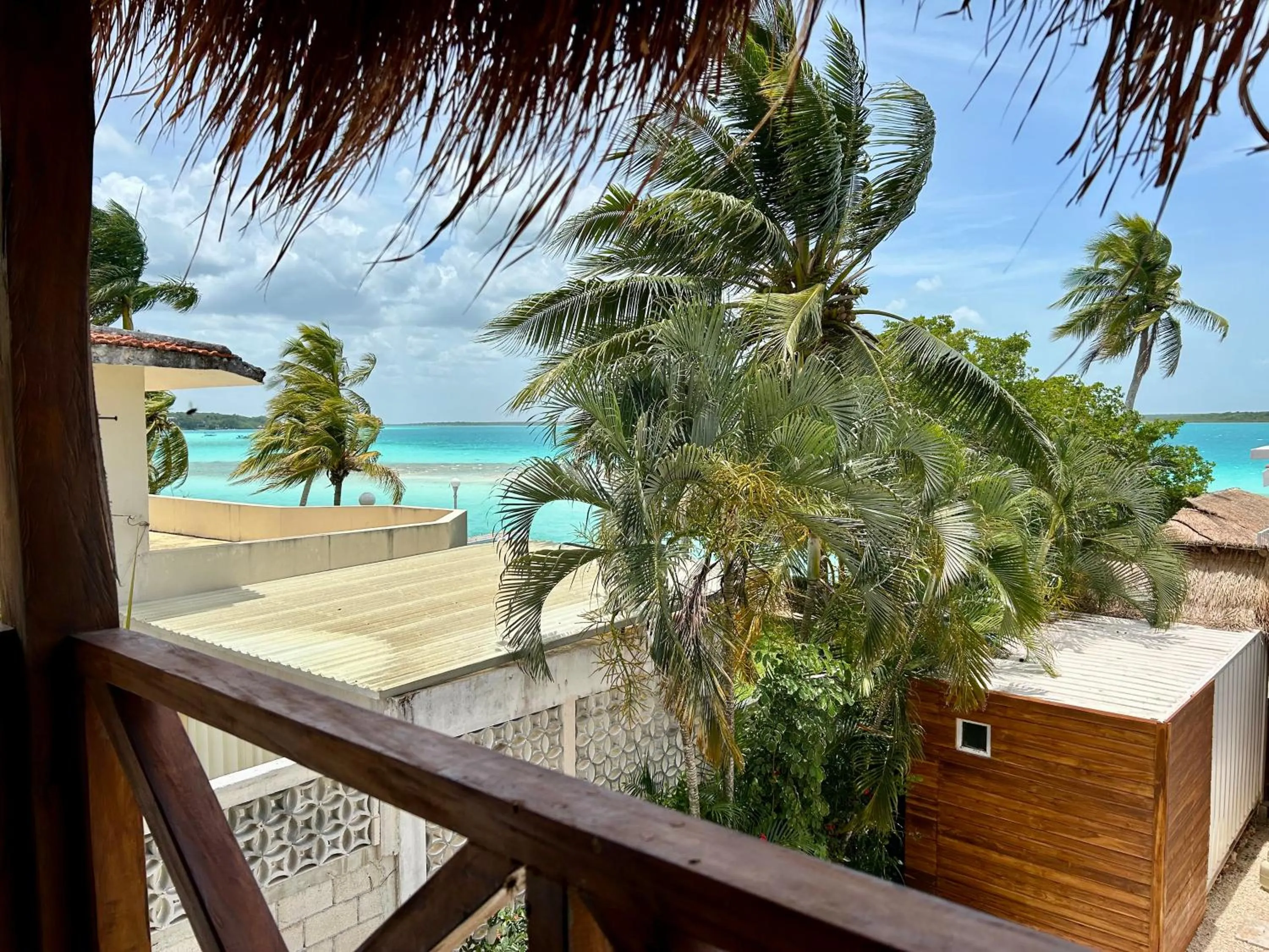 Balcony/Terrace in Hotel Solana Bacalar Lakefront