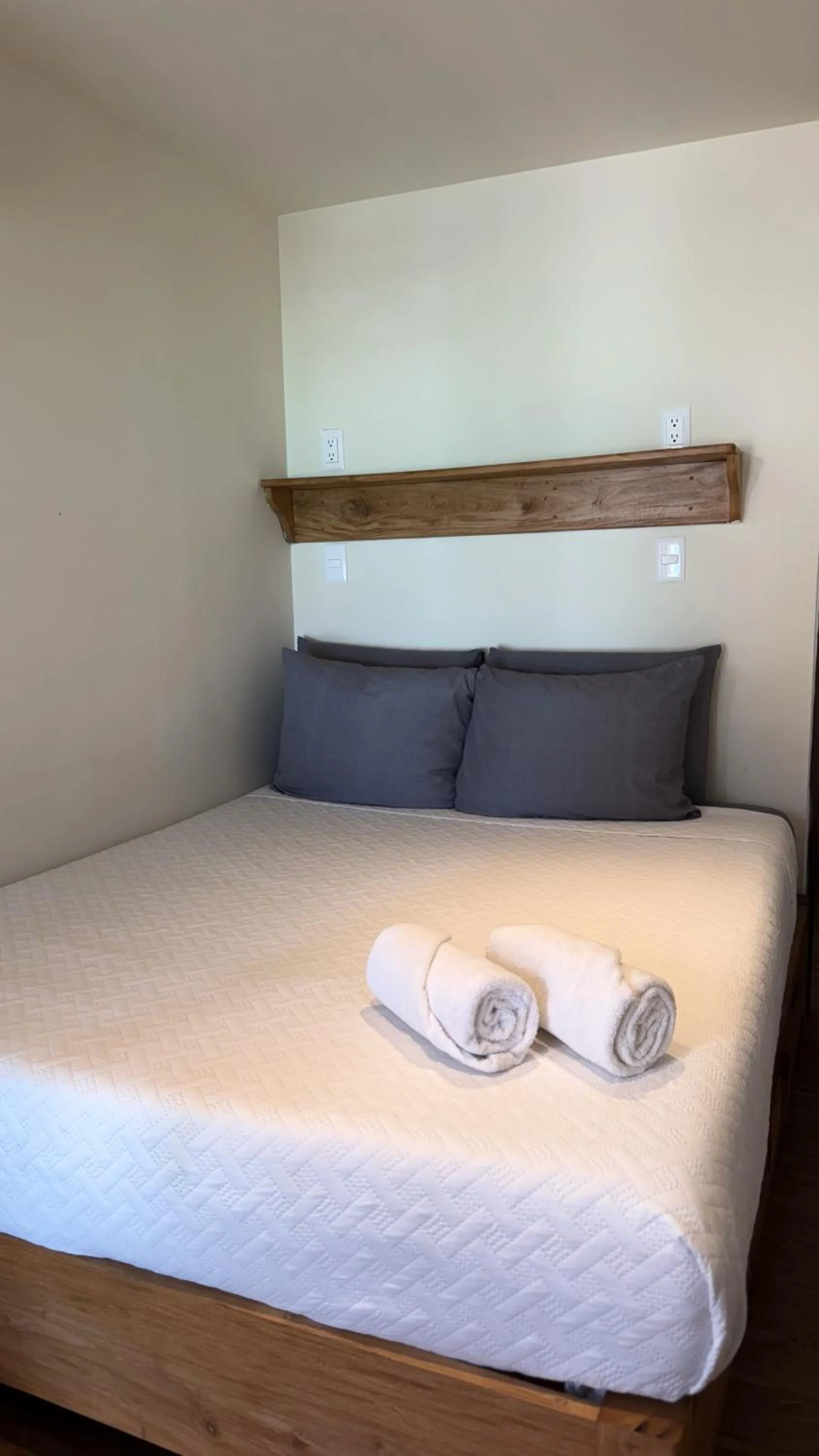 Bed in Hotel Solana Bacalar Lakefront