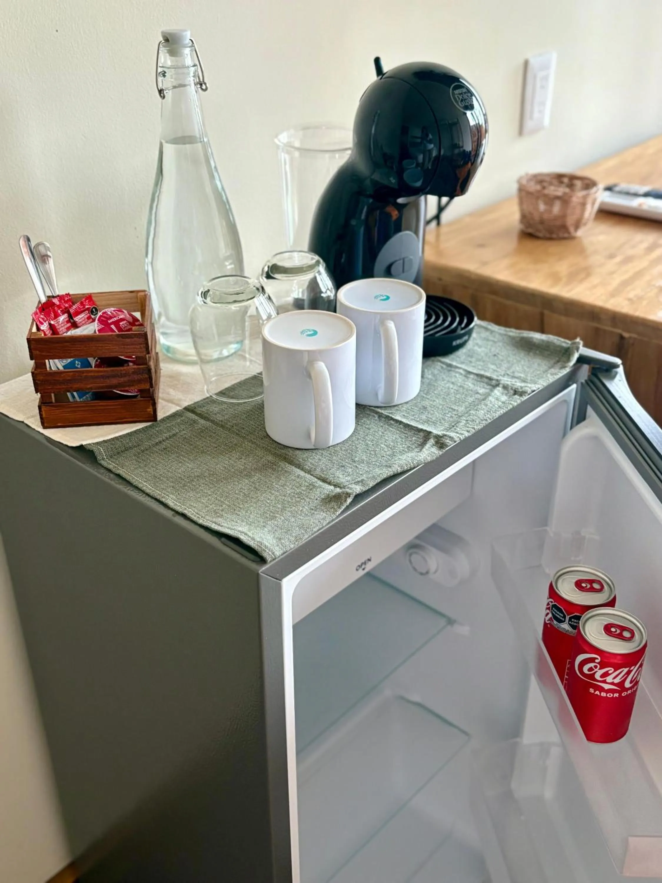 Coffee/tea facilities in Hotel Solana Bacalar Lakefront
