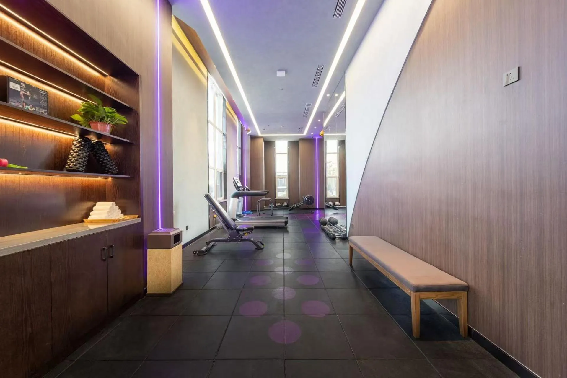 Fitness centre/facilities in Atour Hotel Dalian North Station Huanan Plaza