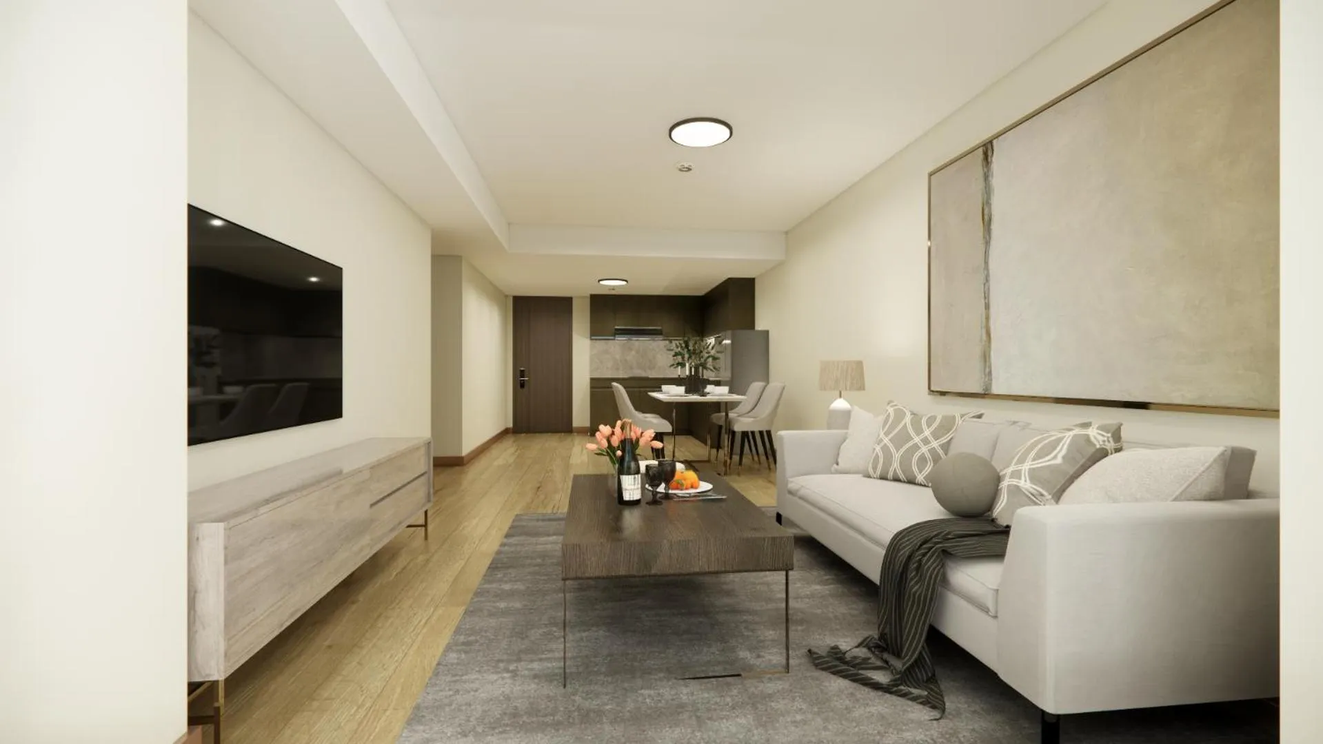 Living room in Savea Bay City Manila