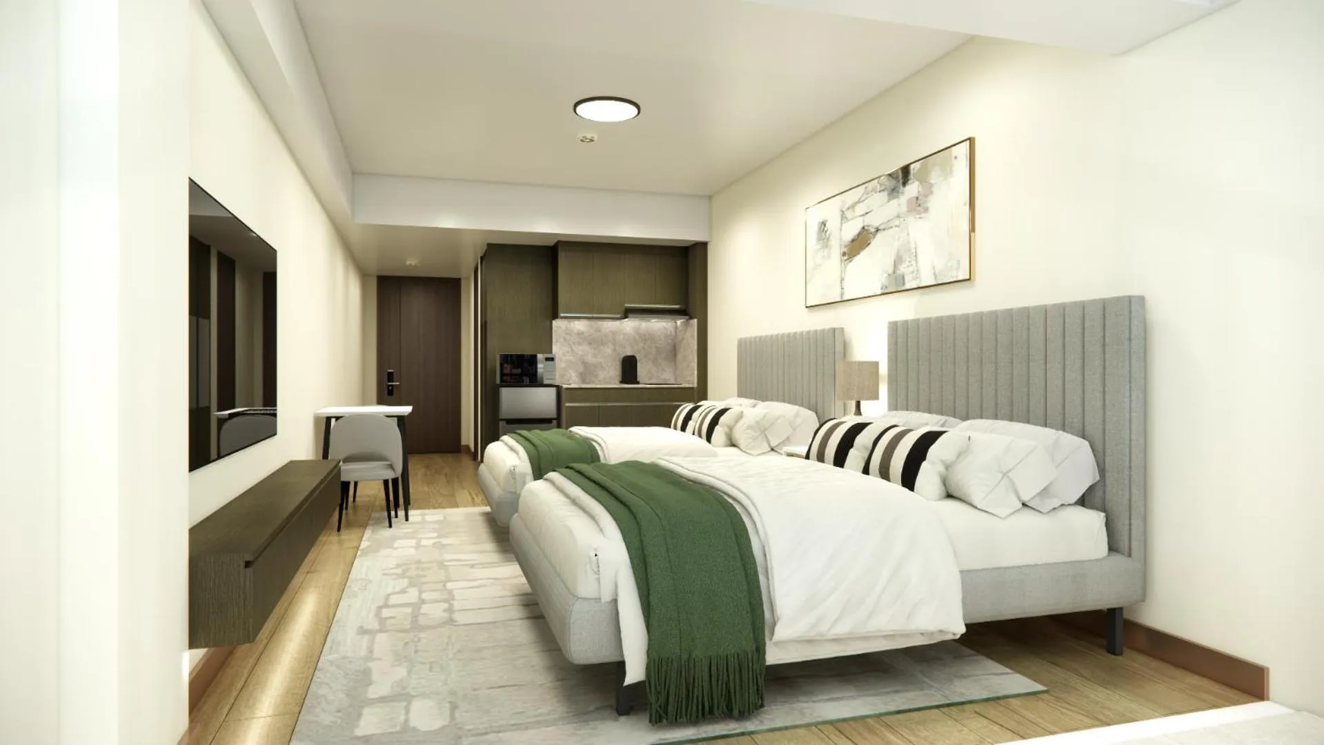 Bedroom, Bed in Savea Bay City Manila