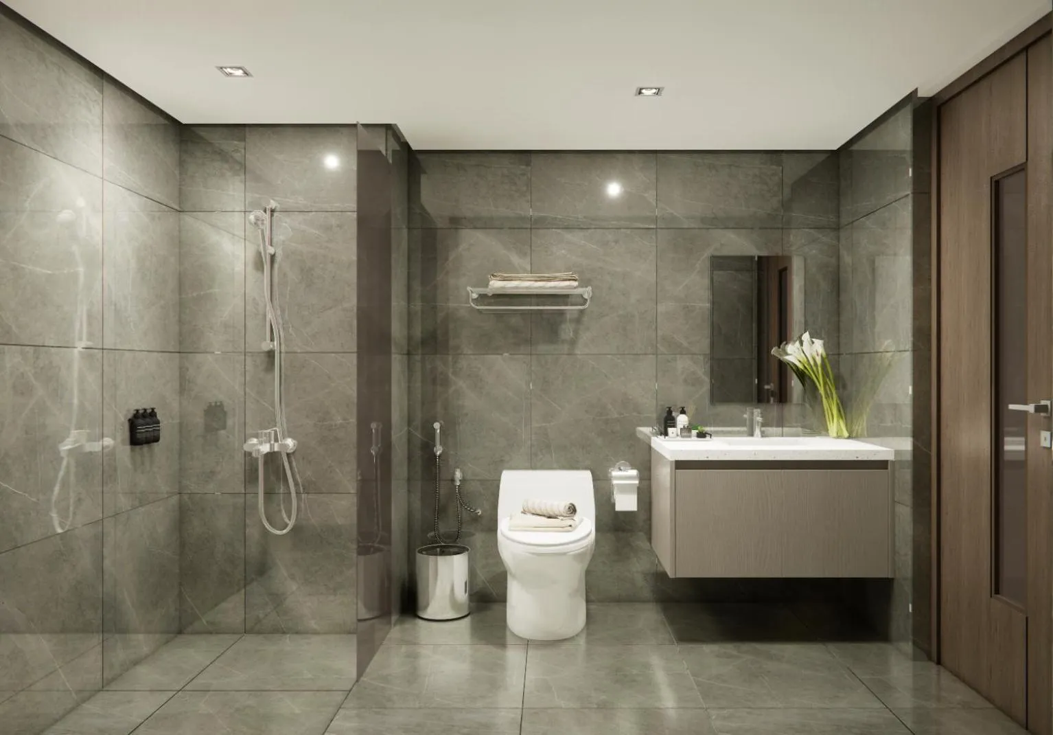 Bathroom in Savea Bay City Manila