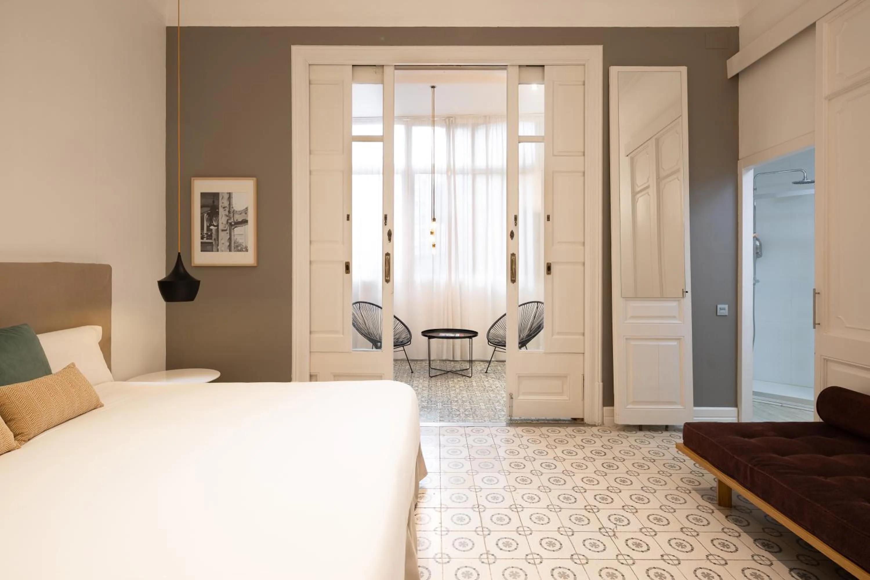 Photo of the whole room, Bed in Forget Me Not Barcelona